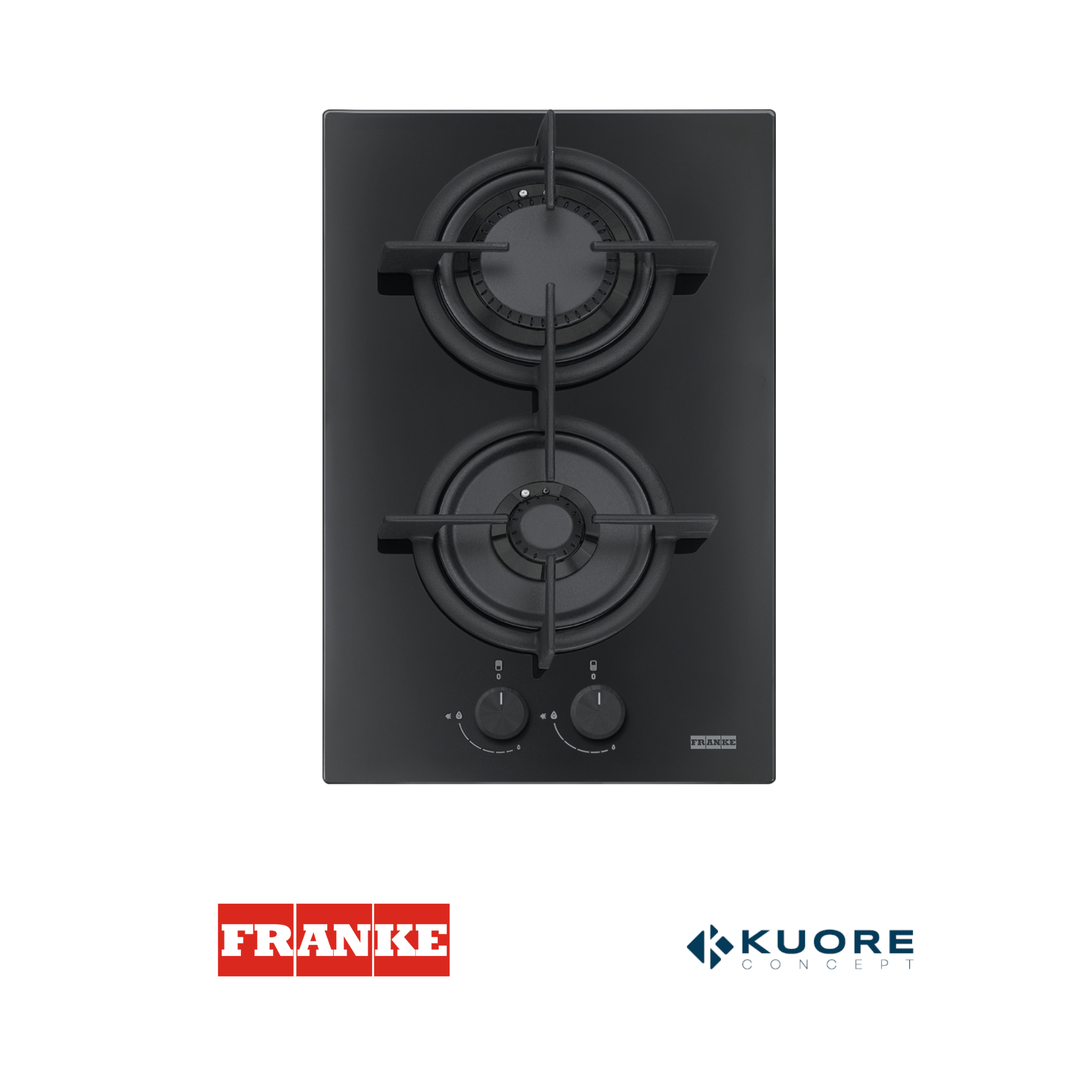 FRANKE - Estufa modulo a gas Cristal Negro - FHCR 302 2G HE BK C- 1060374278