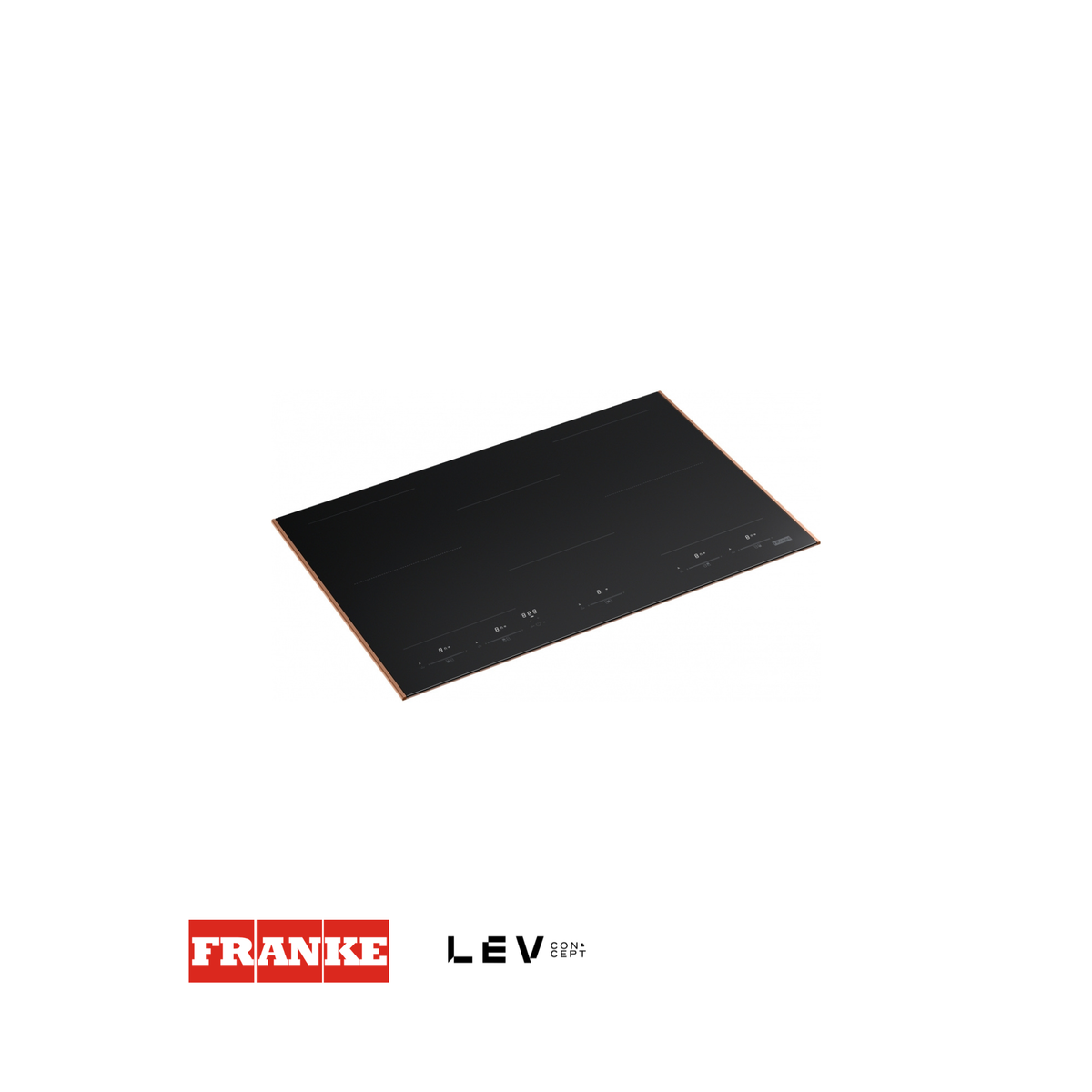 Cubierta de inducción Franke Mythos FMY 805 80cm — Negro y cobre K-Link