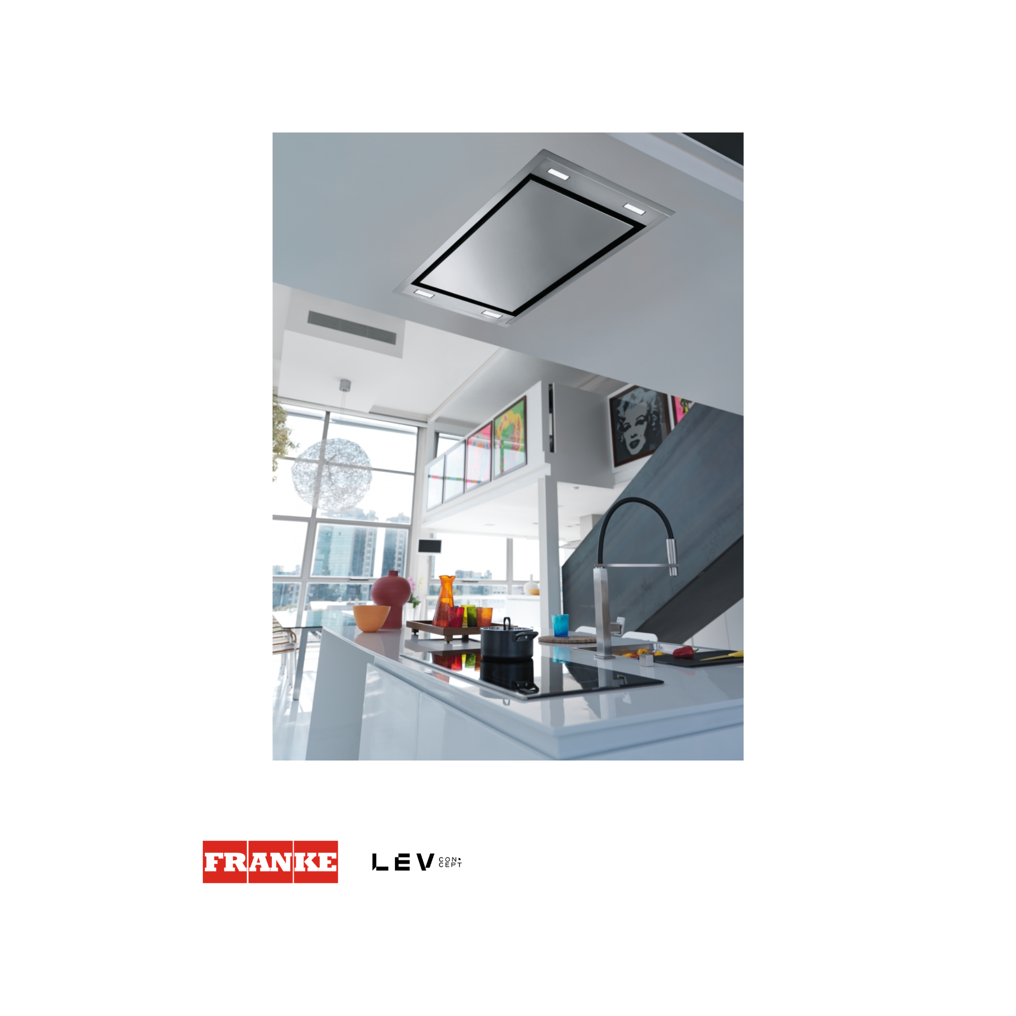 Campana de techo Franke FCBI 926 XS — Extractor empotrable 90cm