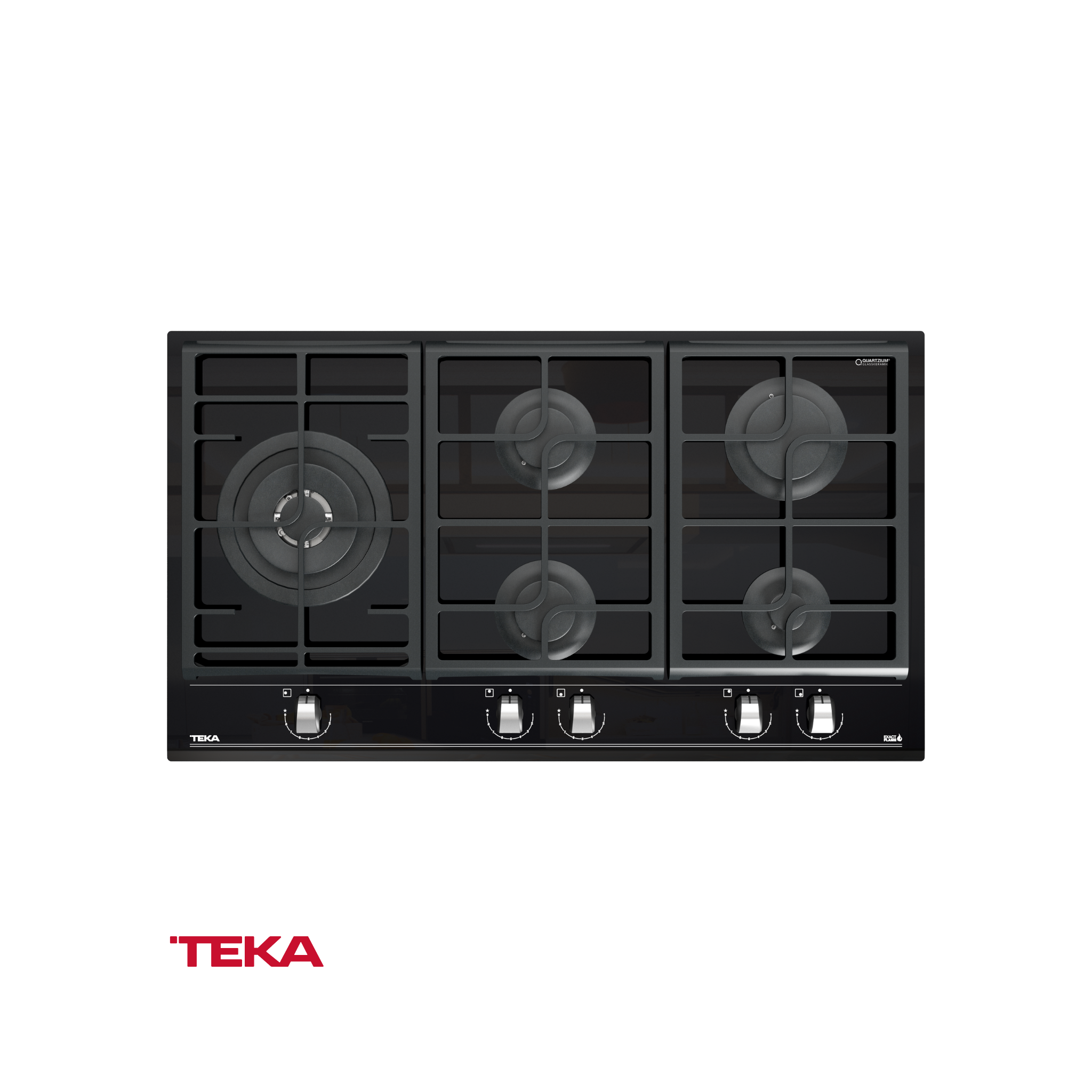 TEKA - Placa cristal Gas Negro 90 CM; GZC 95320 XBB - 112570068