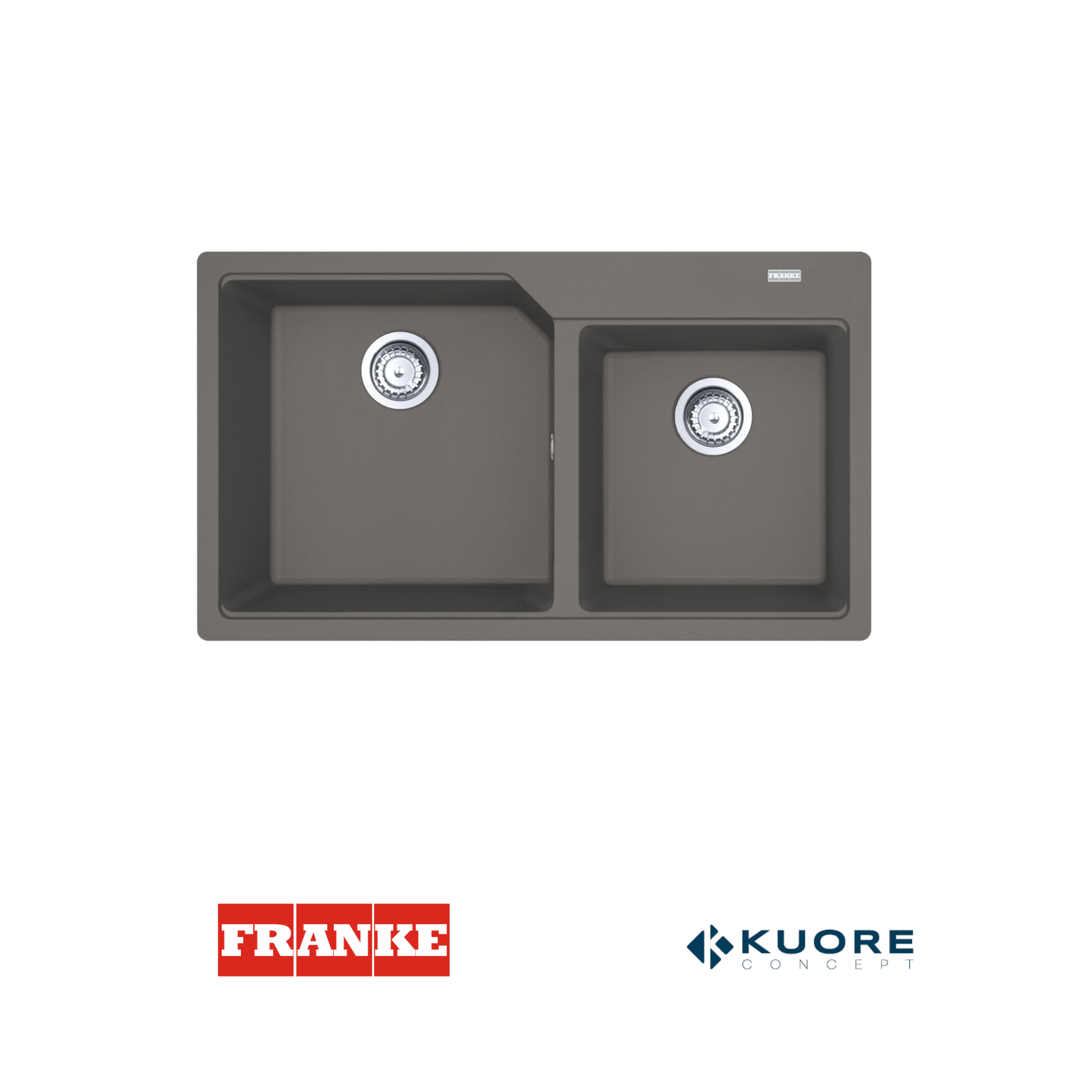 FRANKE - Poceta Urban - UBG 620-43-33 GRIS PIEDRA - 1140686773
