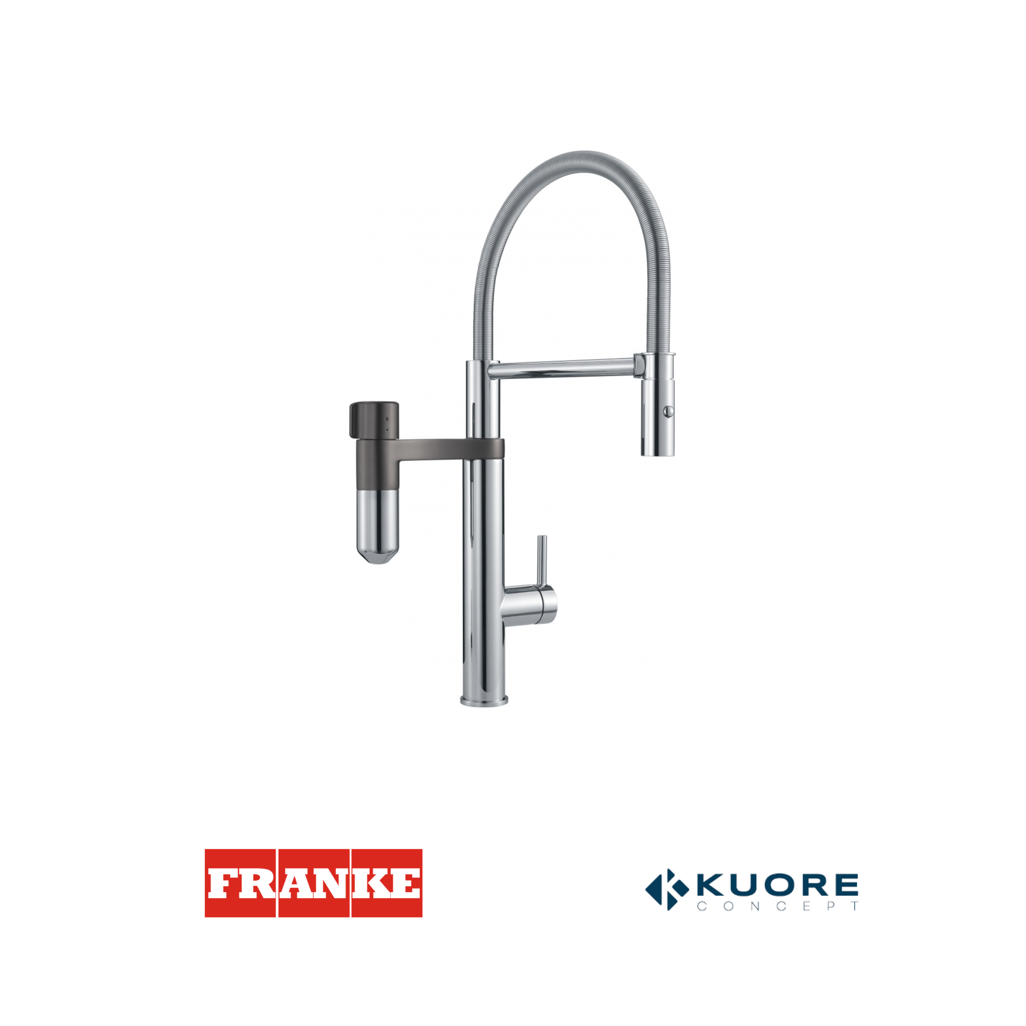 FRANKE -  Vital pro agua filtrada - CROMO / GUN METAL - 1200621230
