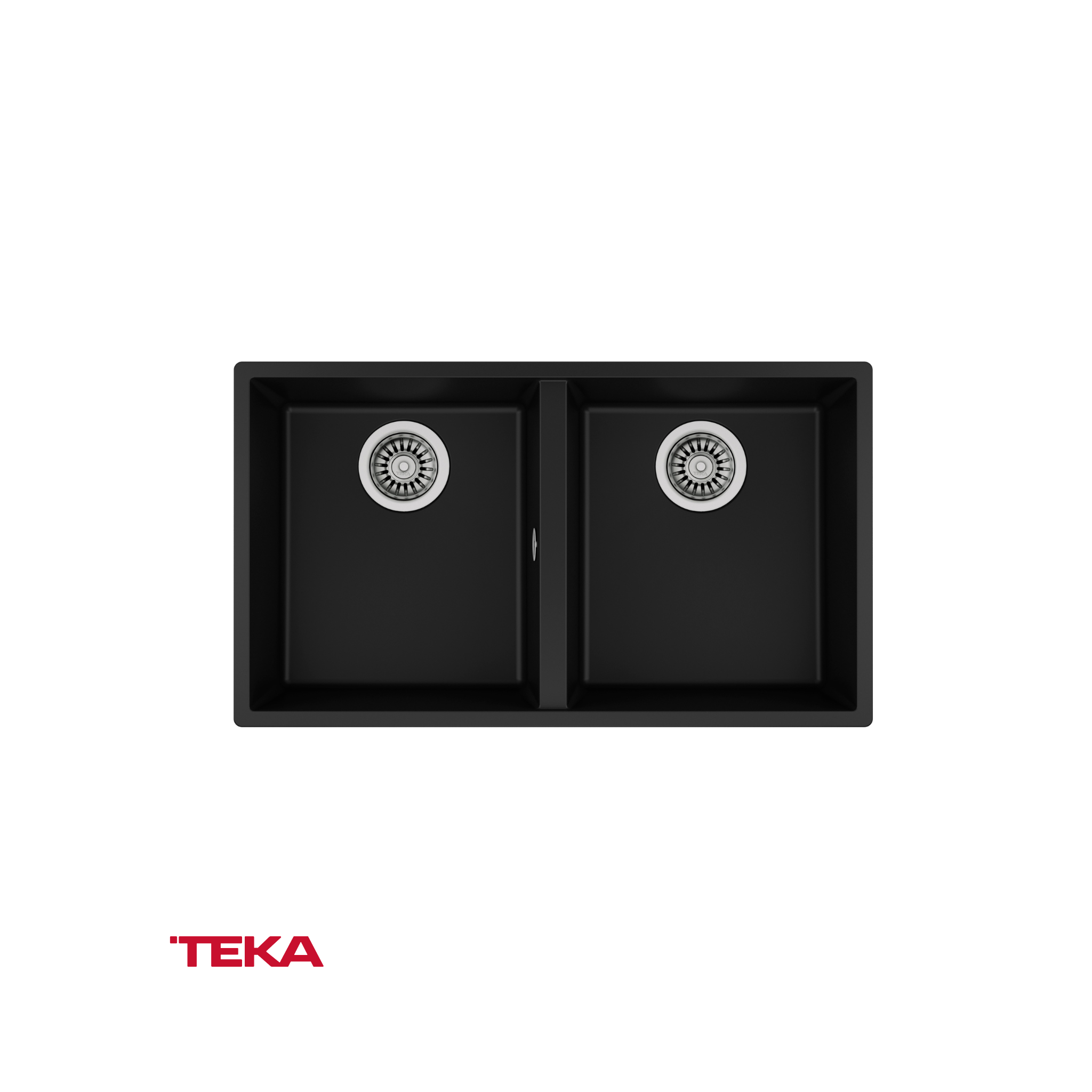 TEKA - Poceta SQUARE 2C 760 TG 3½ C/REB SF NEGRO - 115260024