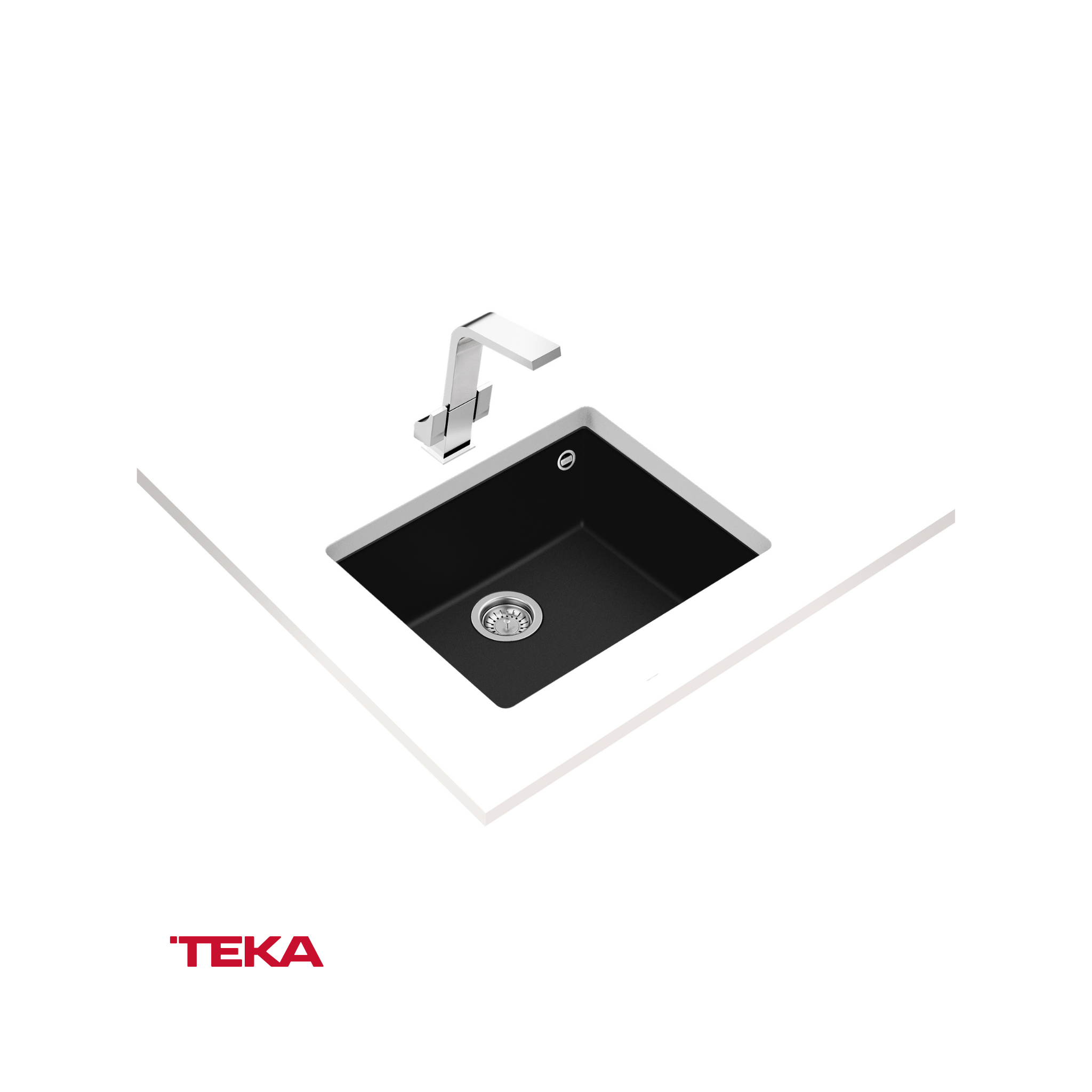 TEKA - Poceta Square 50.40 TG B Fregadero Submontar Tegranite+ - 115230020