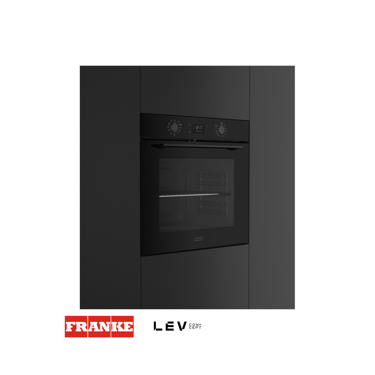 Horno eléctrico pirolítico Franke Maris FMA 97 — 71L con Air Fry y vapor