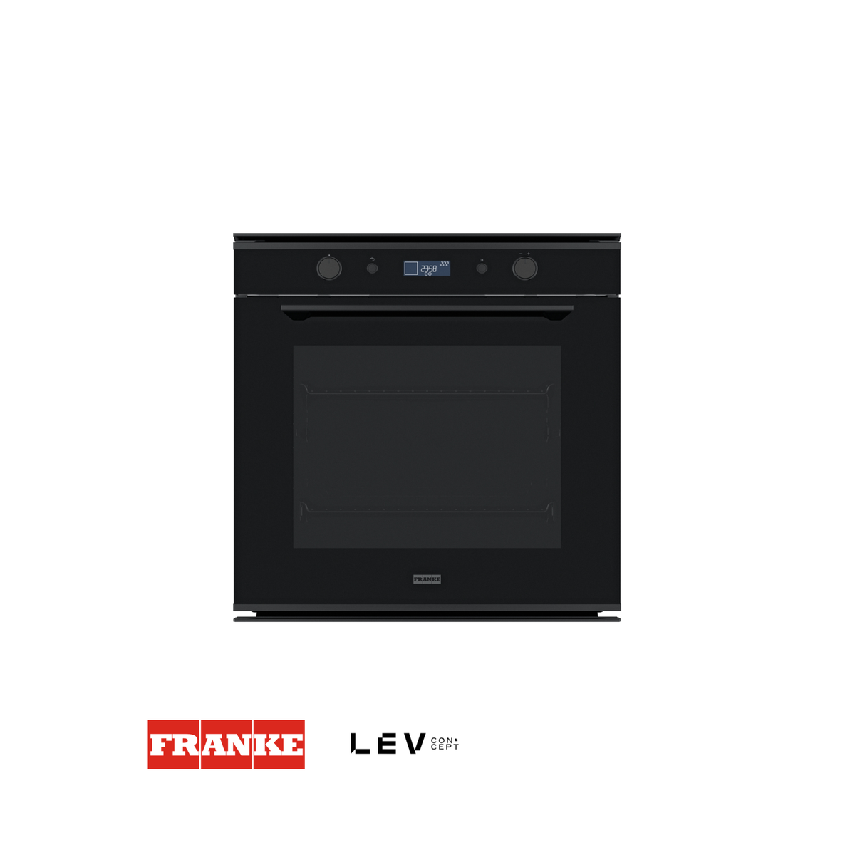 Horno eléctrico pirolítico Franke Mythos FMY 98 73L — Negro con 10 funciones