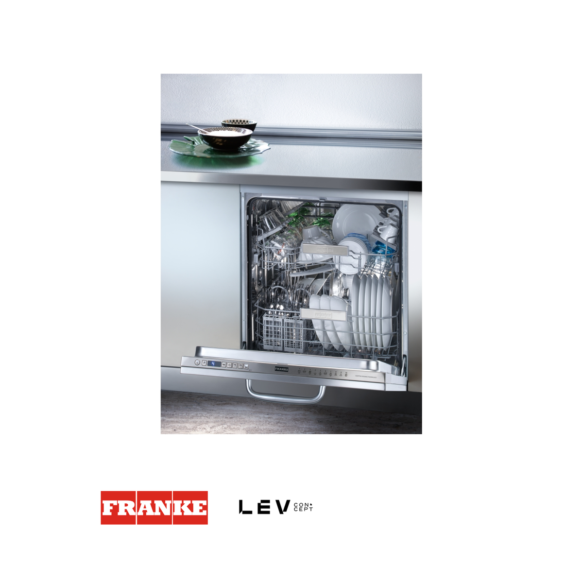 Lavavajillas panelable Franke Mythos FDW 614 60cm — 14 puestos con apertura automática