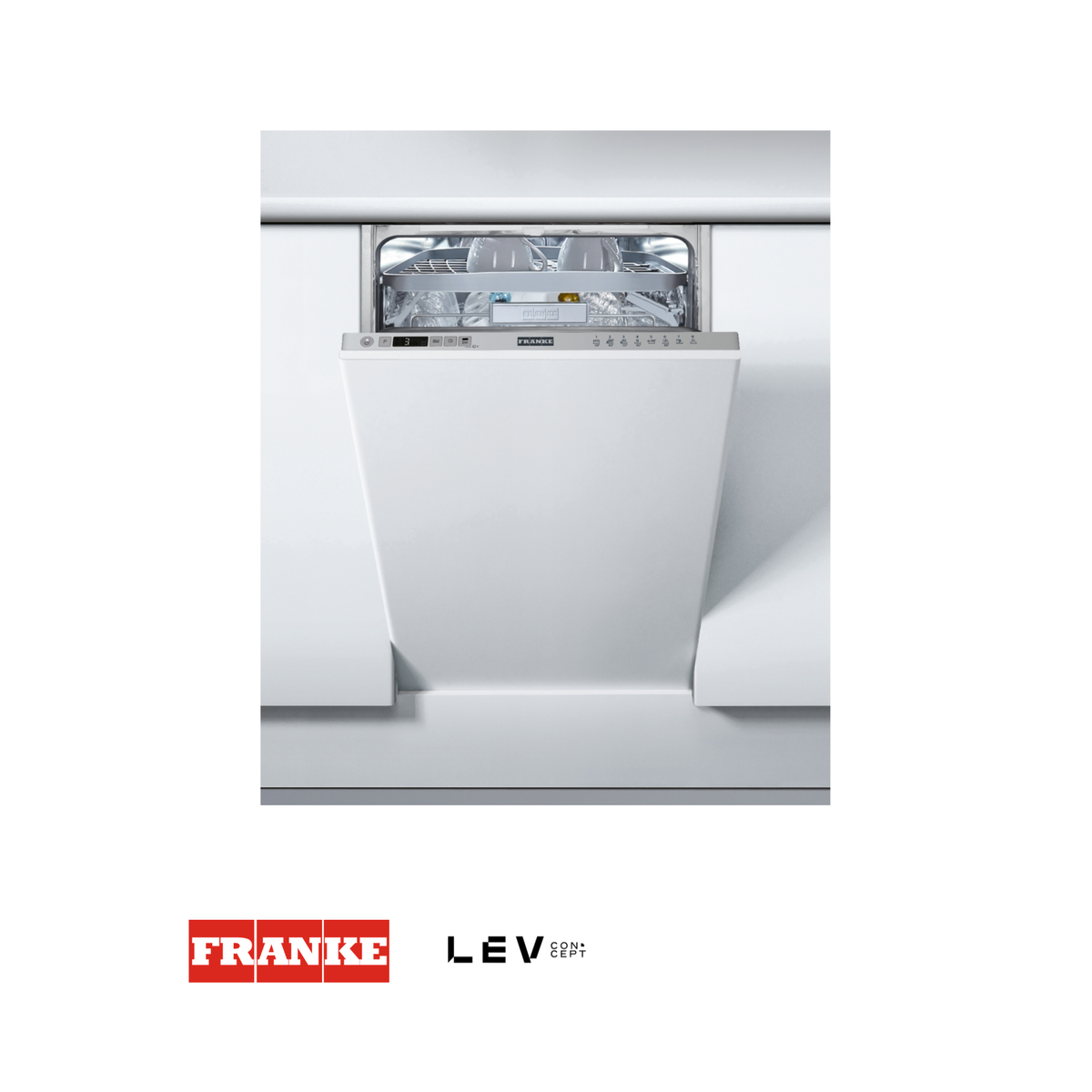 Lavavajillas panelable Franke Smart FDW 4510 45cm — 10 puestos con inverter