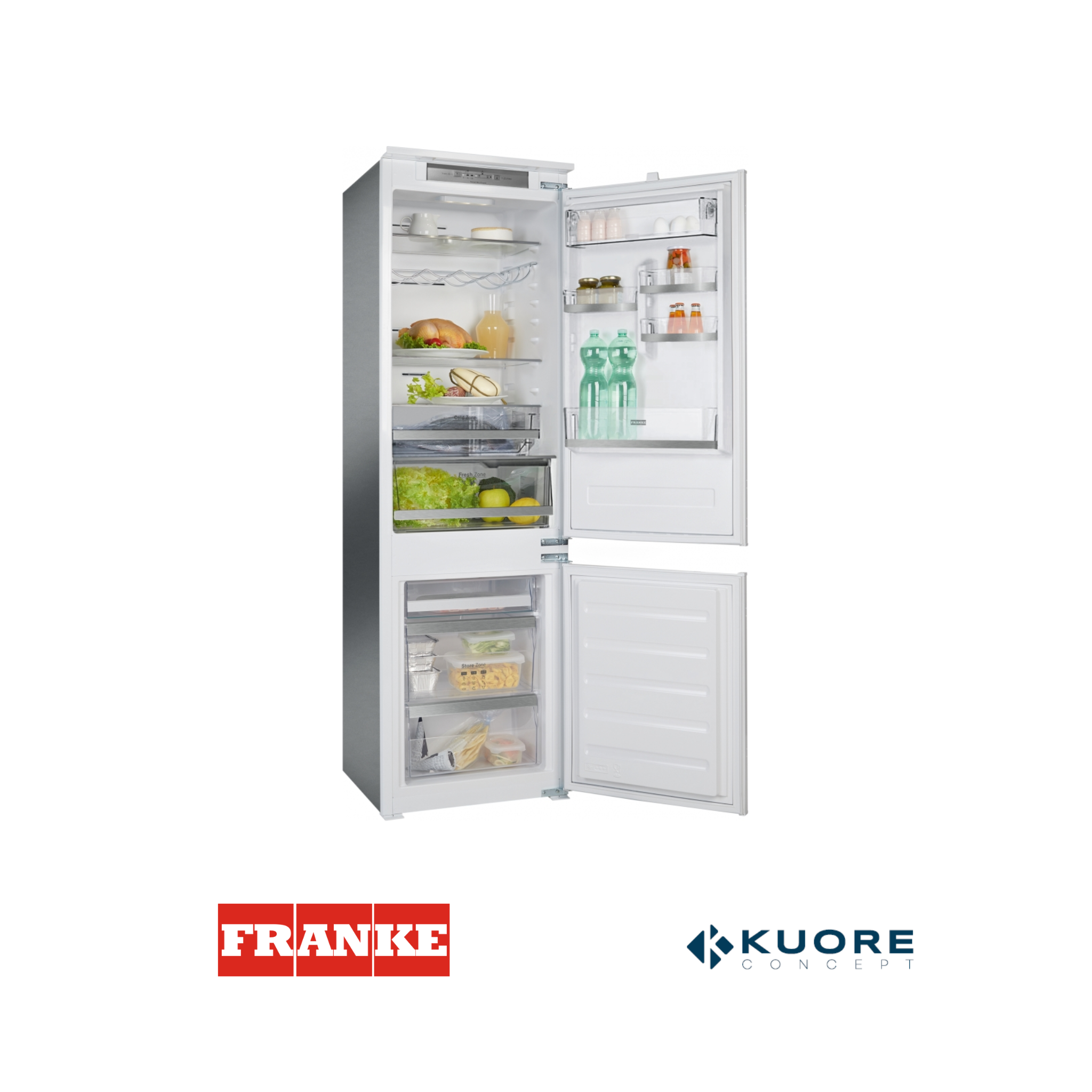 FRANKE - Refrigerador combinado panelable - FCB 320 TNF CO - 1180675433
