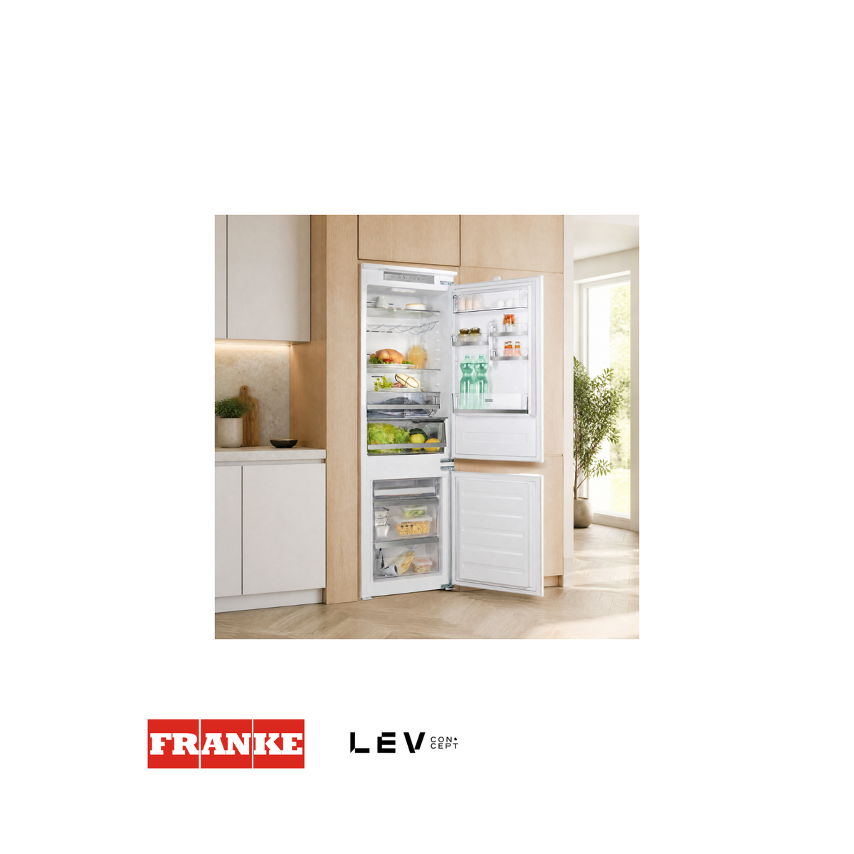 FRANKE - Refrigerador combinado panelable - FCB 320 TNF CO - 1180675433