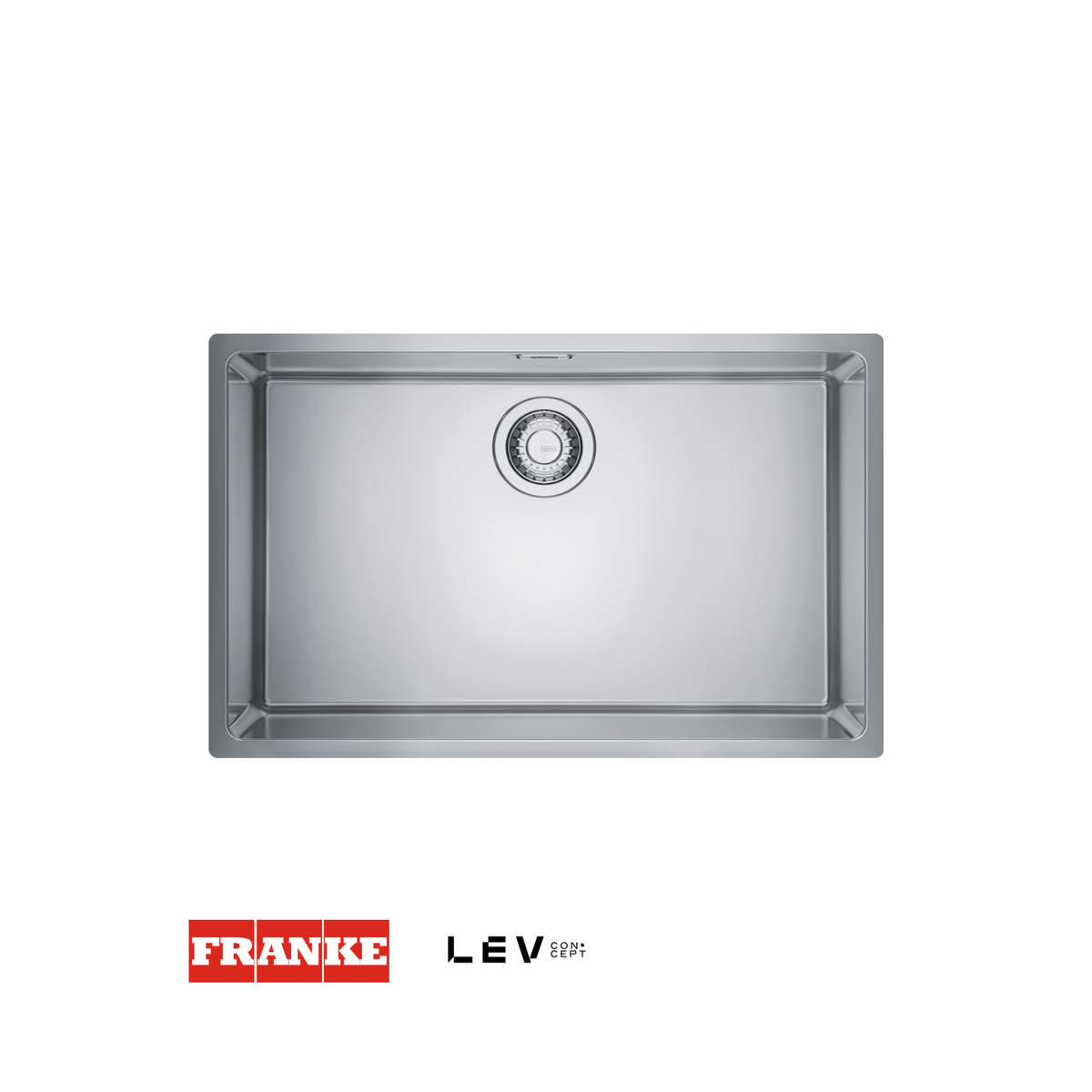 Lavaplatos bajo encimera Franke Maris MRX 110-70 — Acero inoxidable mate