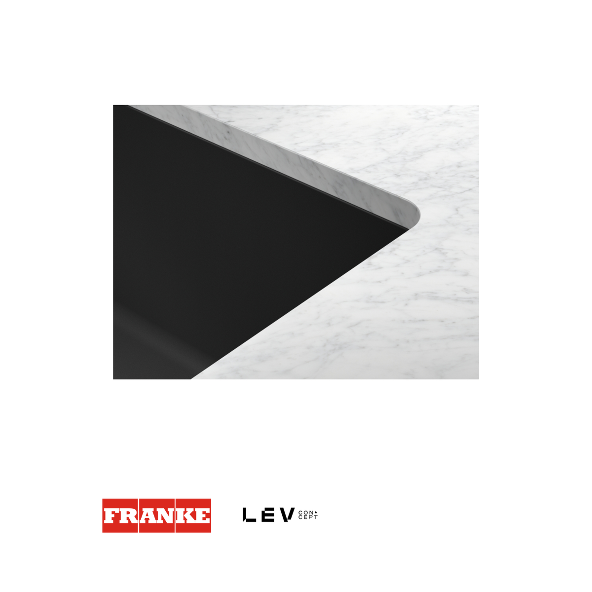 Lavaplatos submontado Franke Maris MRG 110-72 — Negro mate