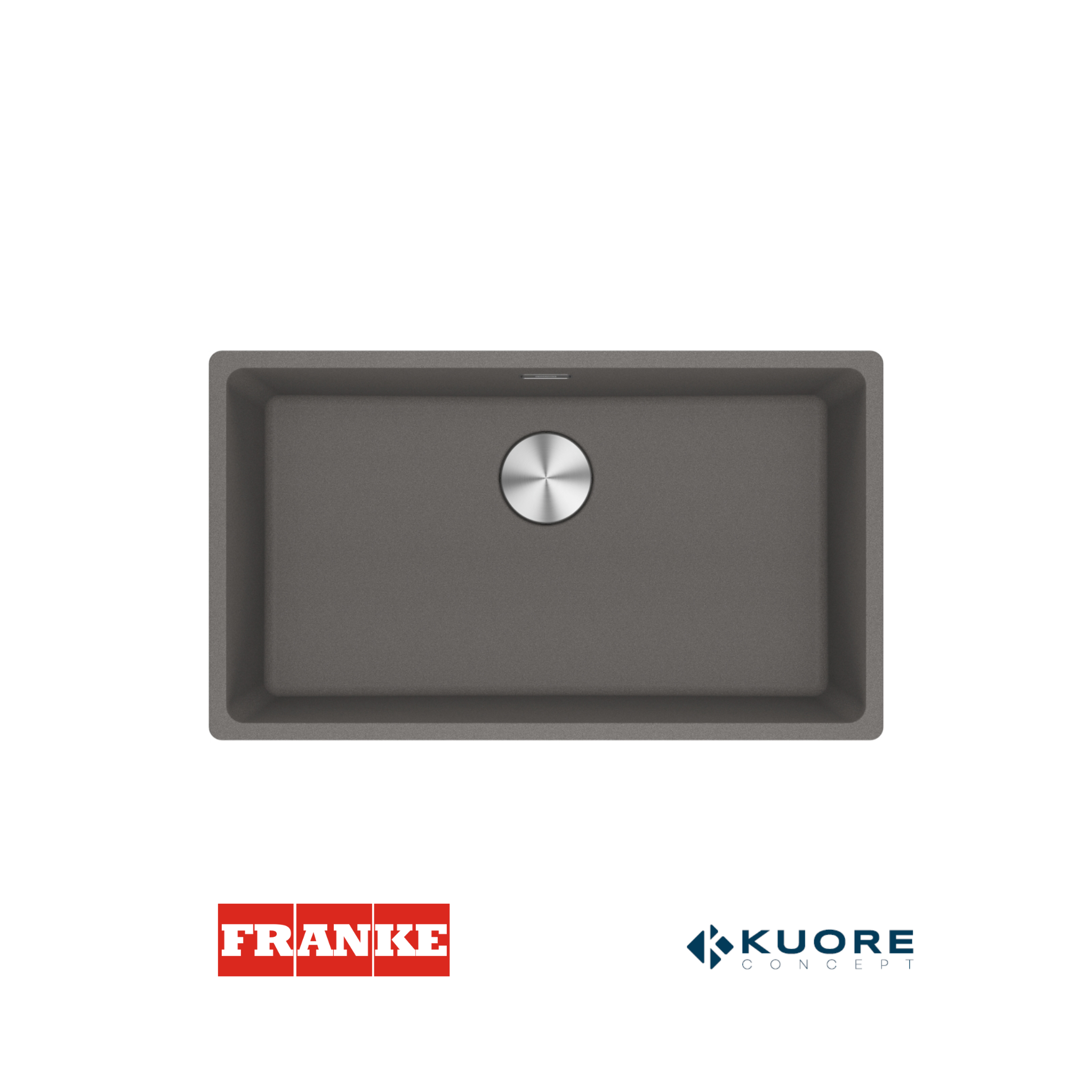 FRANKE - Poceta sintética Maris gris piedra - MRG 110-72 GRIS PIEDRA - 1250686639