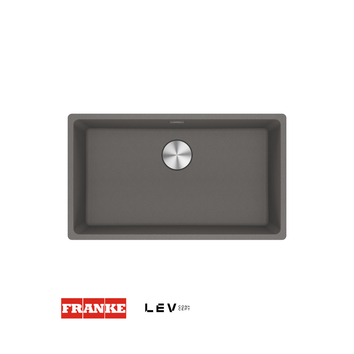 Lavaplatos submontado Franke Maris MRG 110-72 — Gris piedra