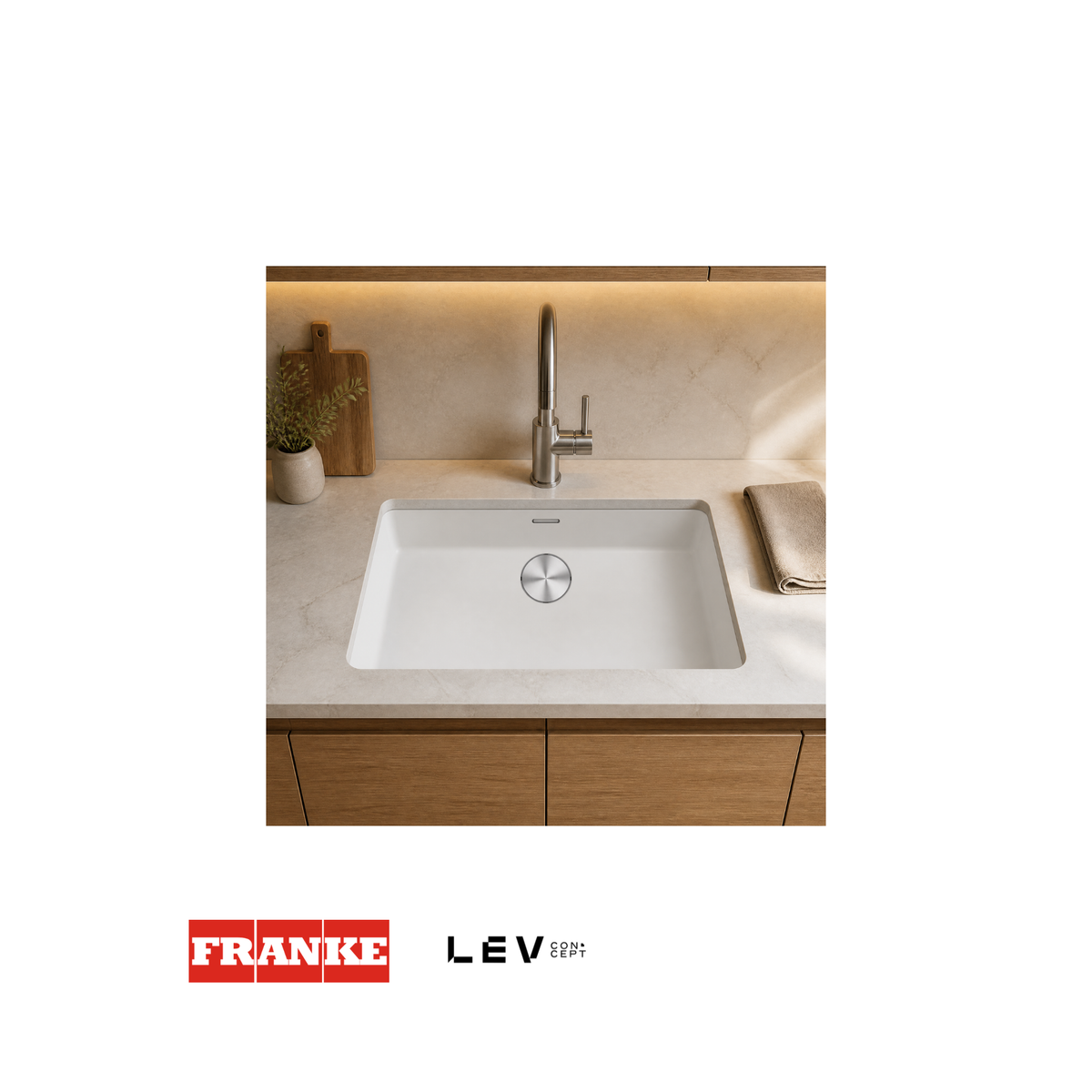 Lavaplatos submontado Franke Maris MRG 110-72 — Blanco