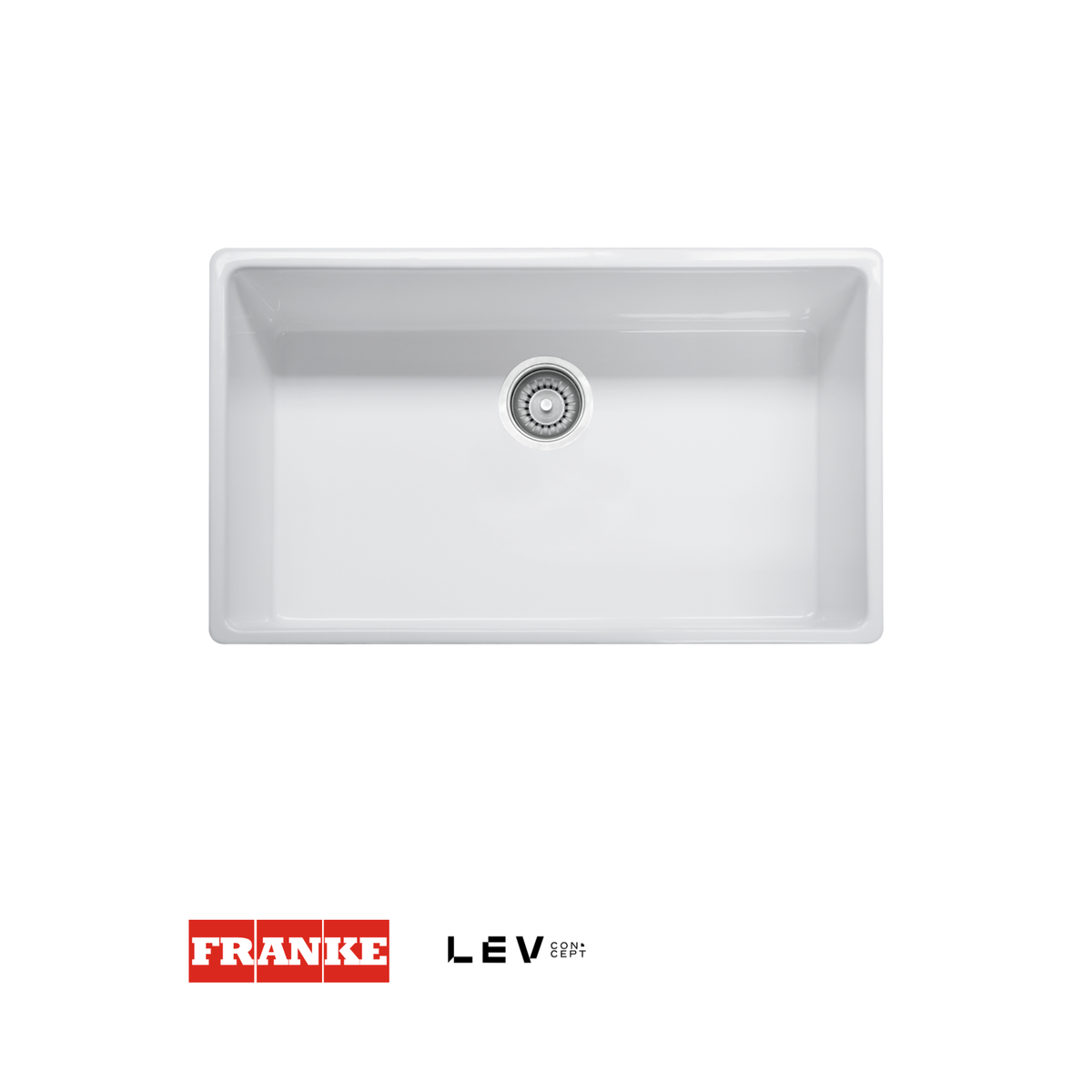 Lavaplatos Farm House Franke FHK710-33 — Cerámico blanco con faldón