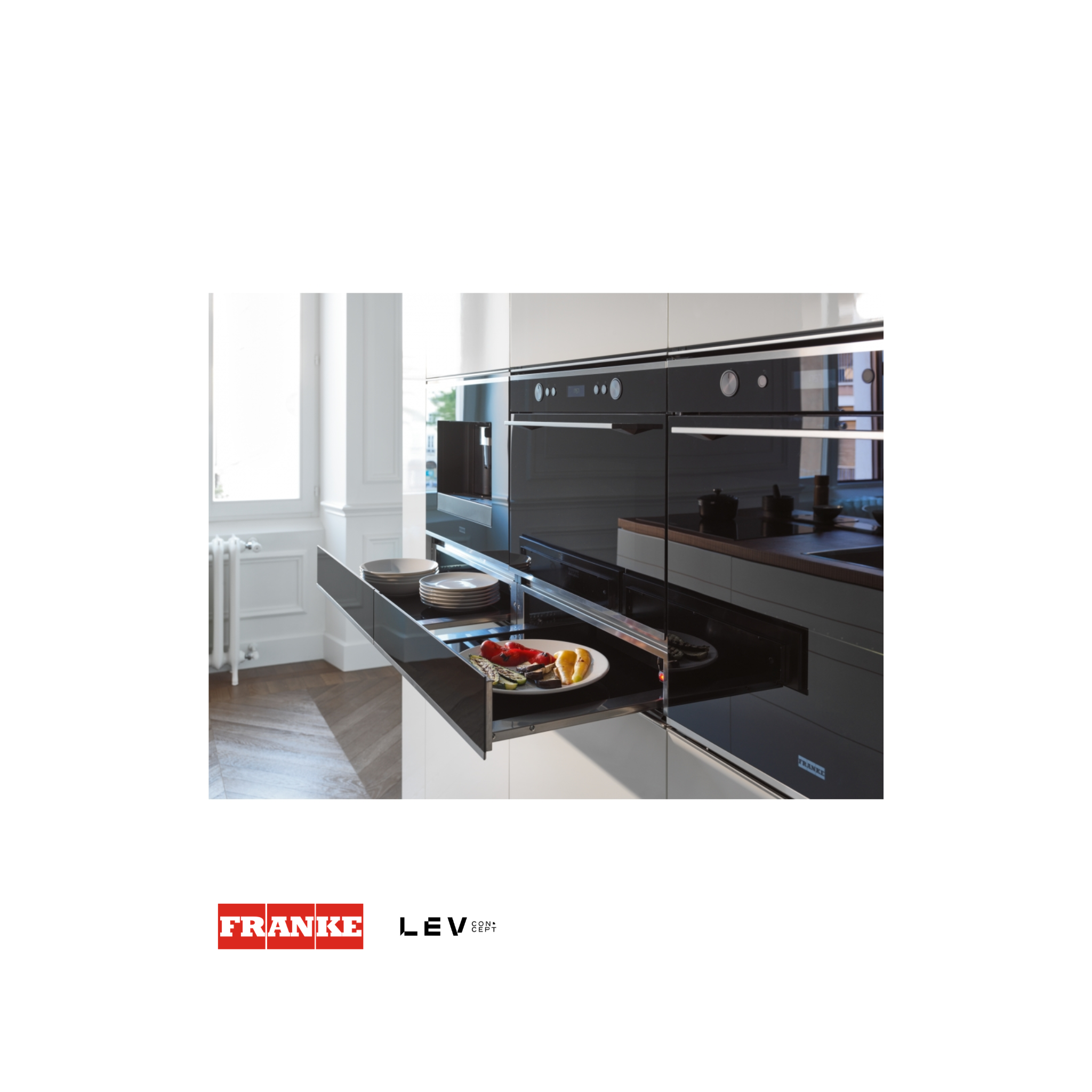 Calientaplatos empotrable Franke Mythos 16L — Acero inoxidable