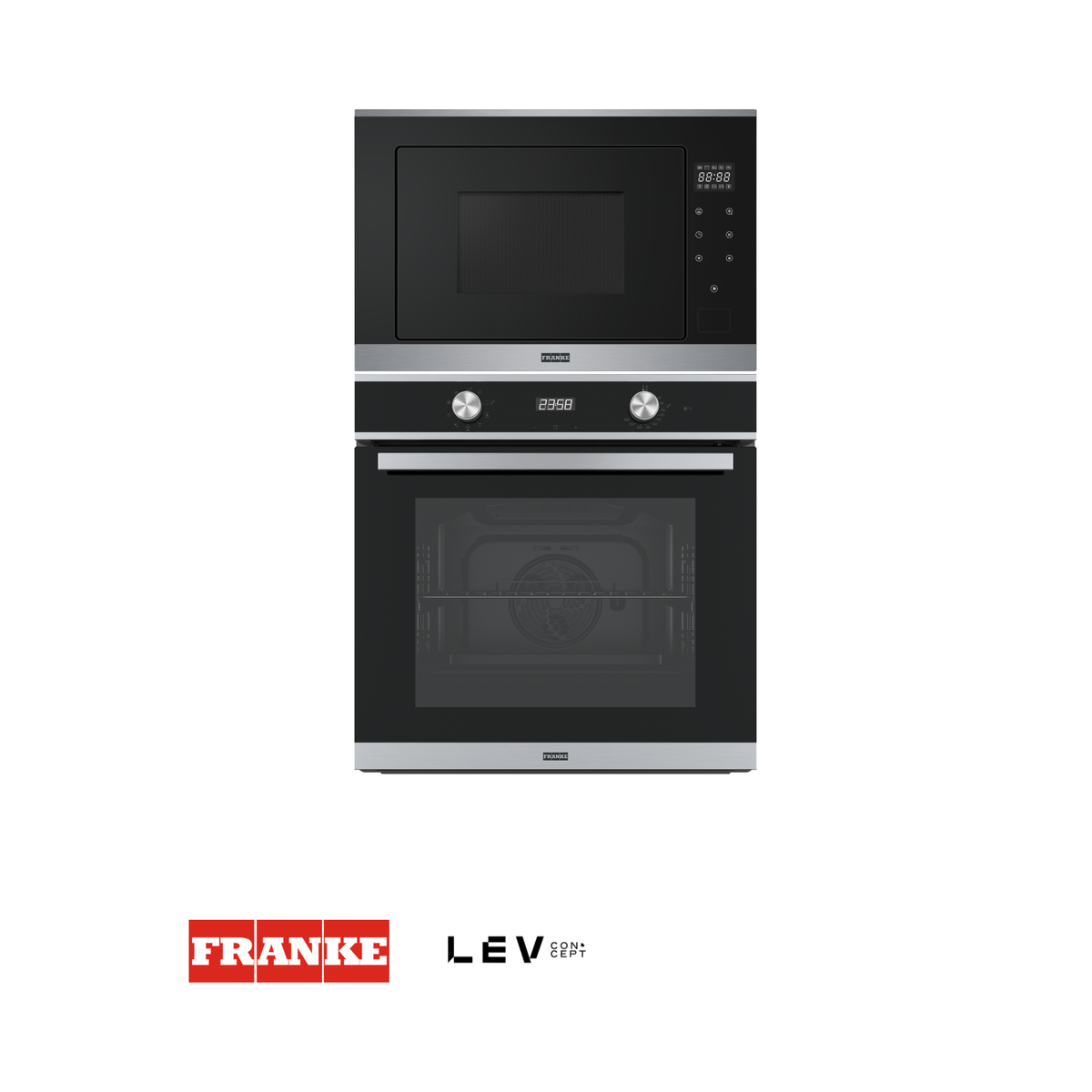 Torre de hornos Franke Smart — Microondas 25L + Horno eléctrico 71L