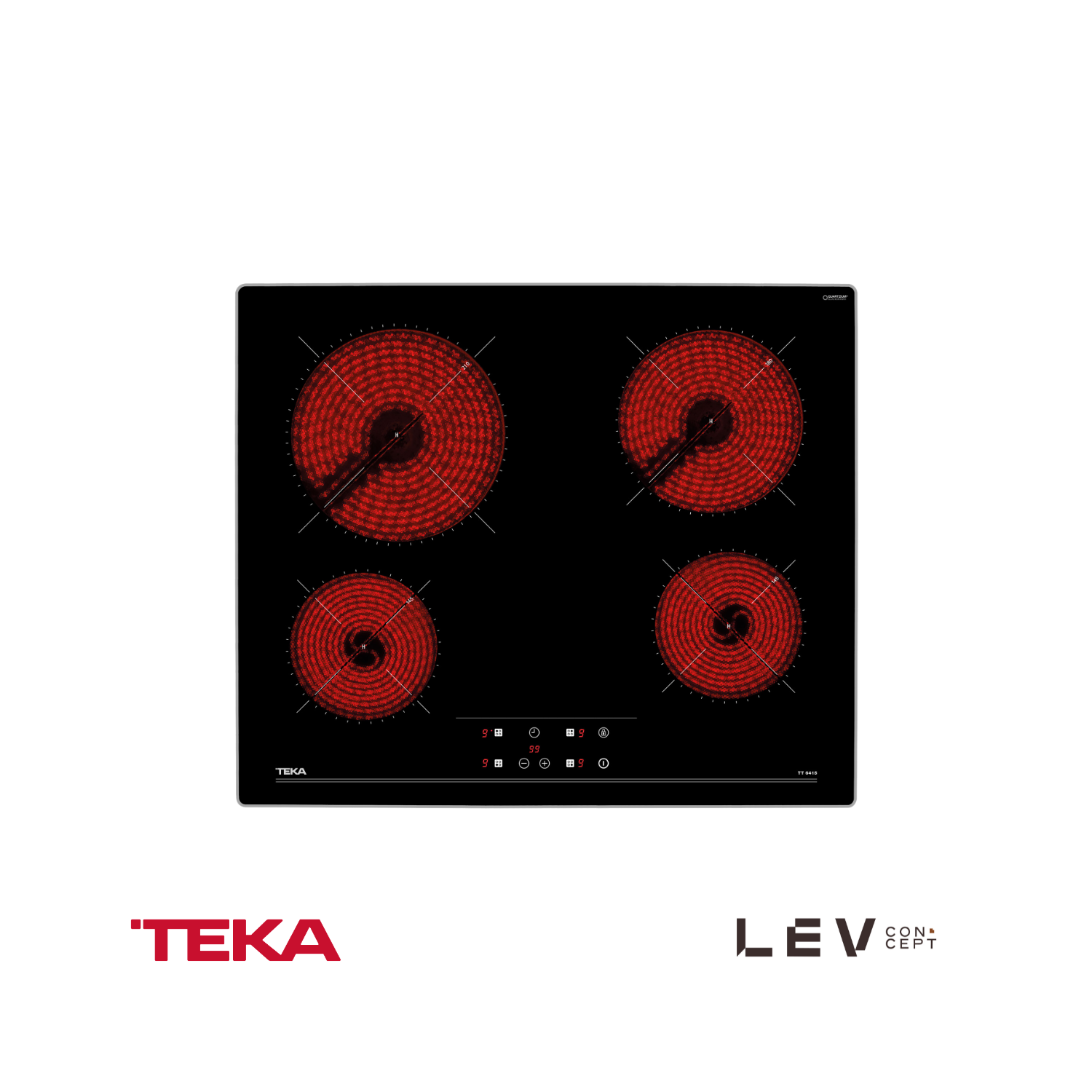 TEKA - Vitrocerámica de 4 zonas con Touch Control en 60 cm - TT 6415 - 40239041