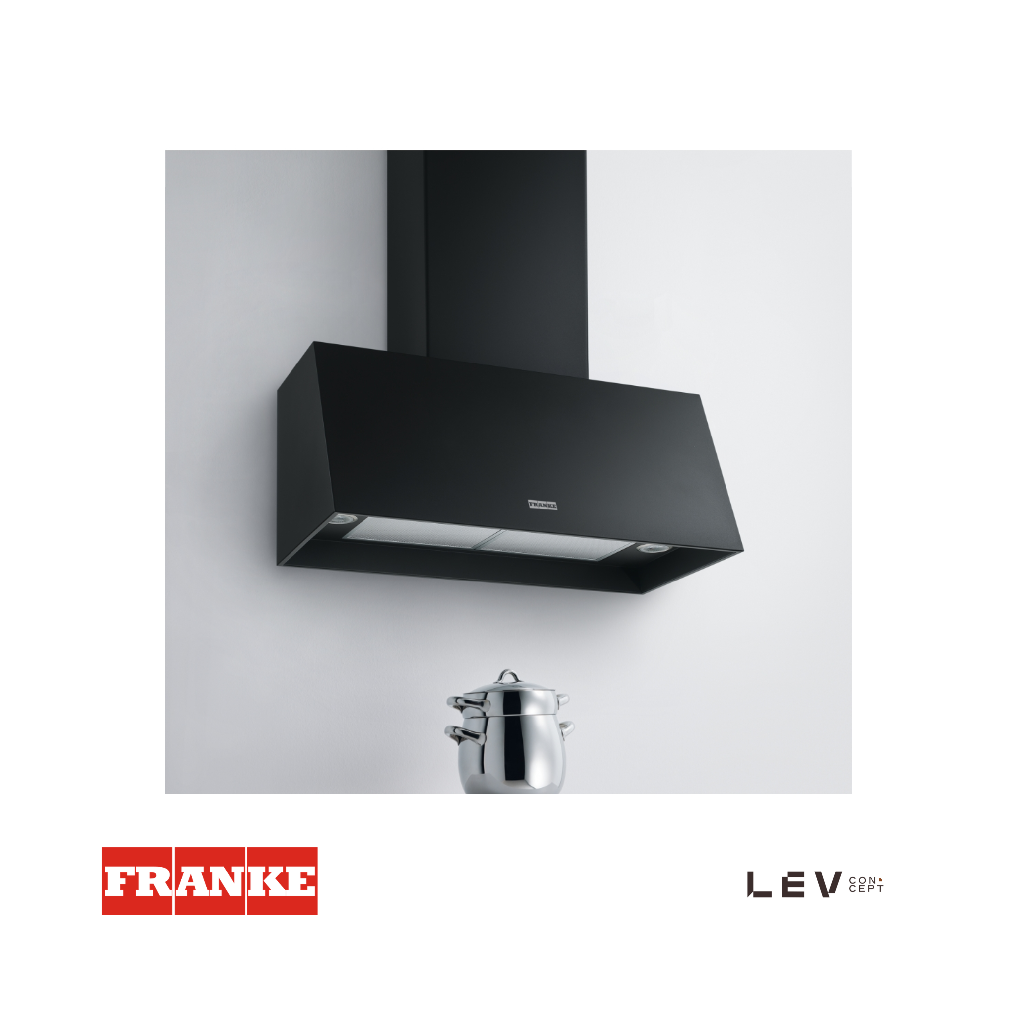 FRANKE - Extractor de pared negro mate - FCO 70 BK MATT - 3210536200