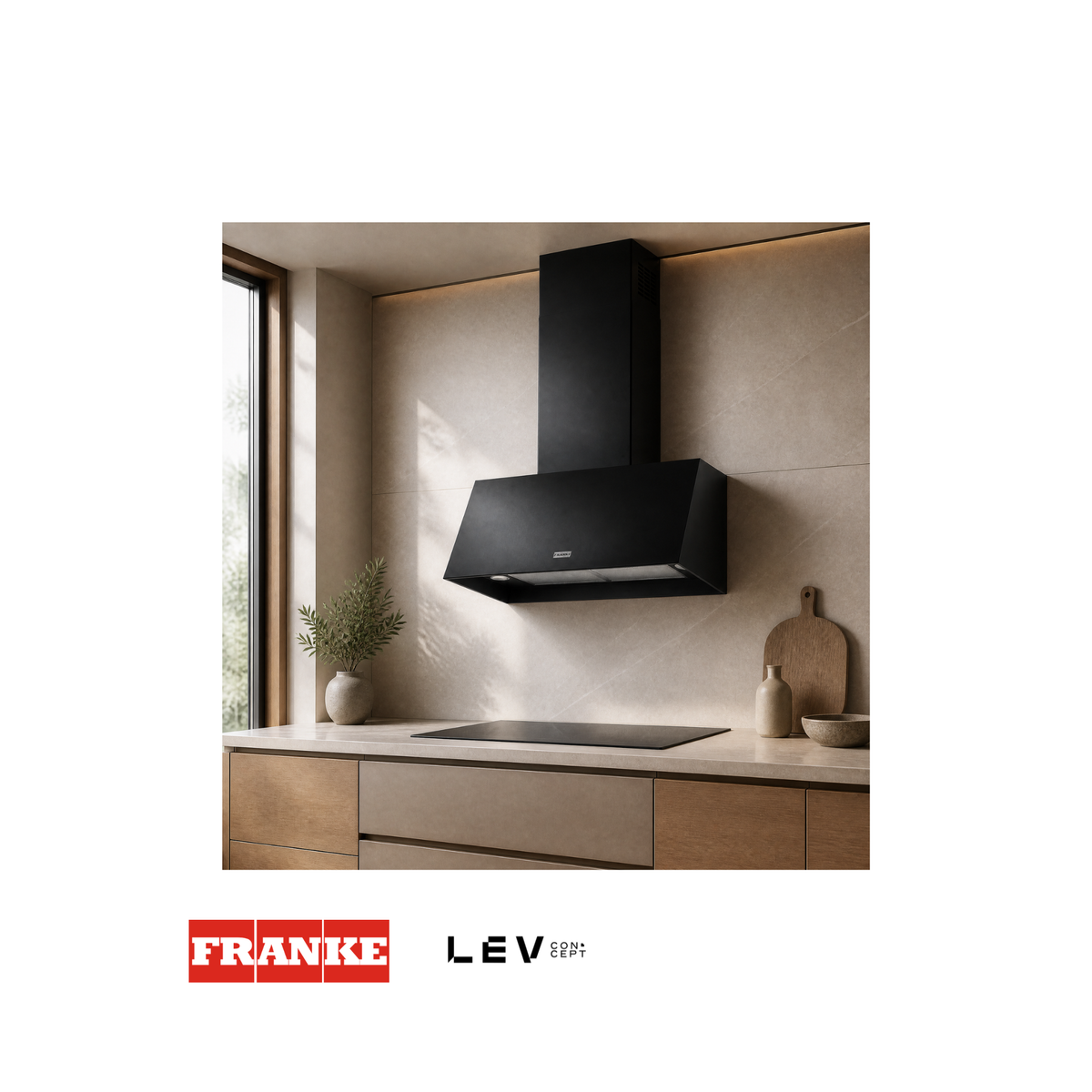 Campana de pared Franke FCO 70 — Negro mate 70cm