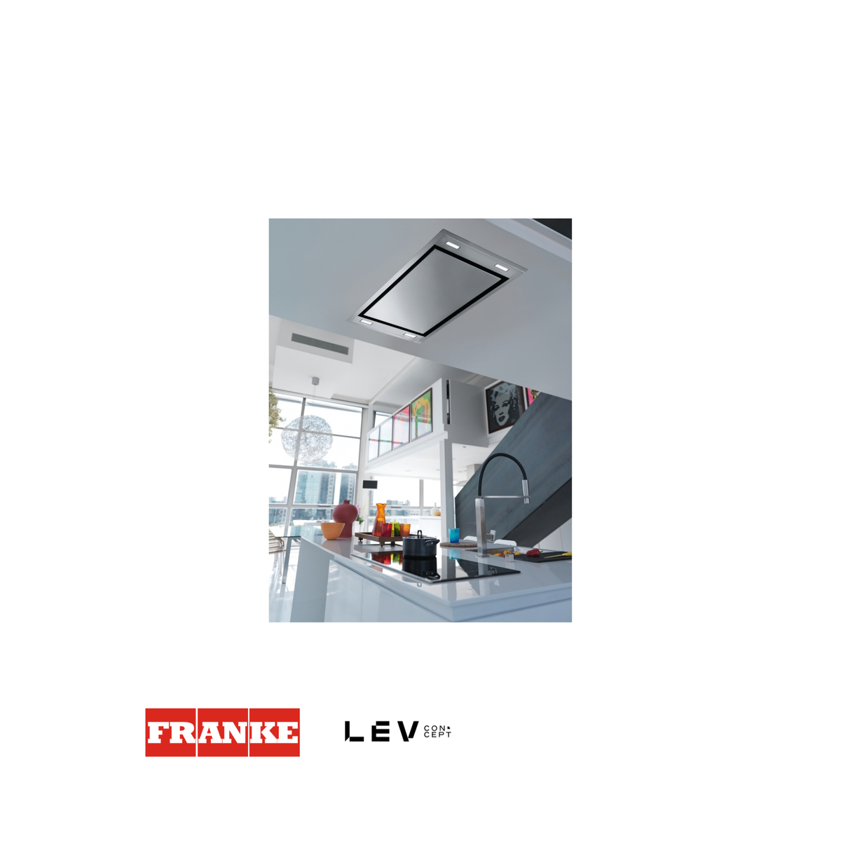 Campana de techo Franke FCBI 926 XS — Extractor empotrable 90cm