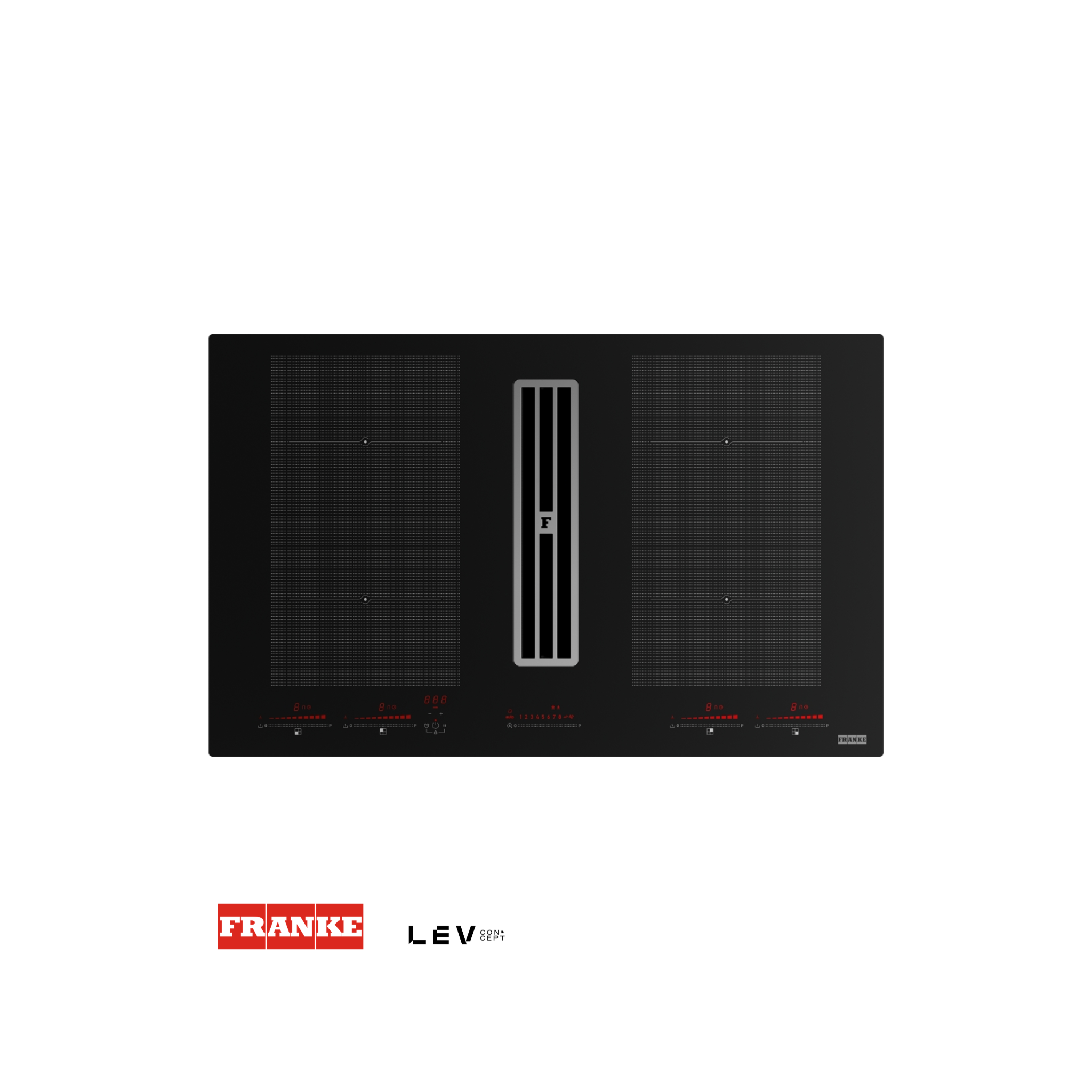 Cubierta de inducción con campana integrada Franke Maris FMA 8391 — Recirculante