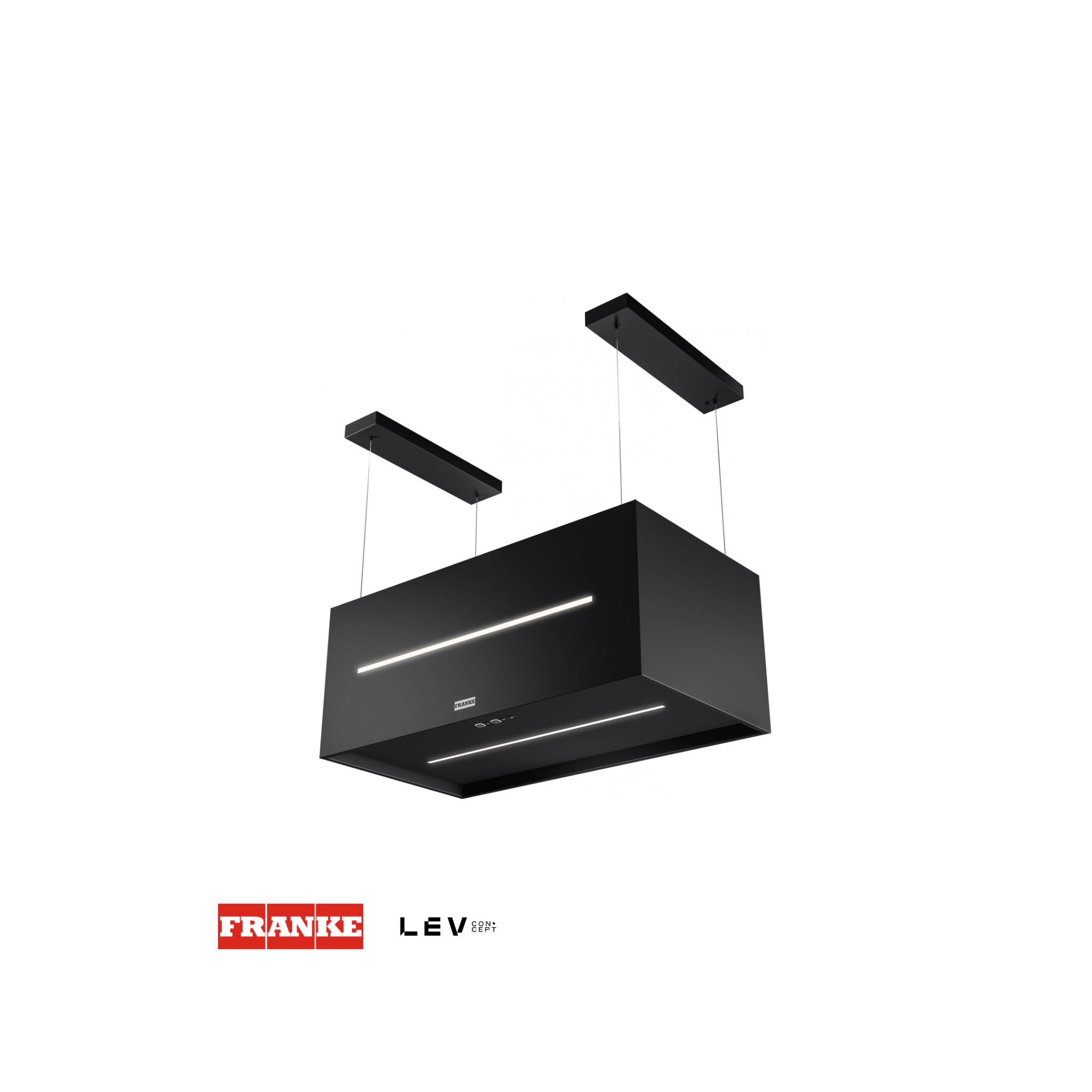 Campana de isla Franke Maris FMAS F80 — Negro extra mate 80cm