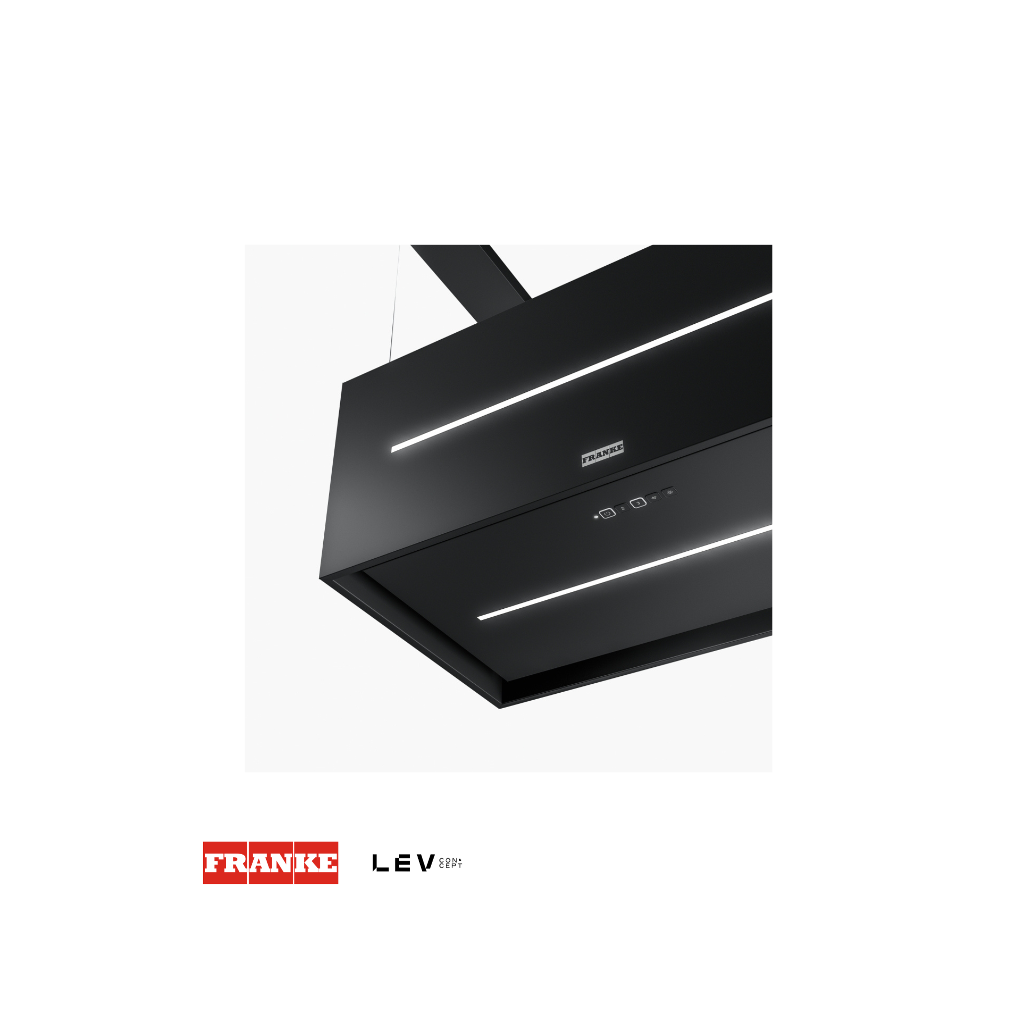 Campana de isla Franke Maris FMAS F80 — Negro extra mate 80cm