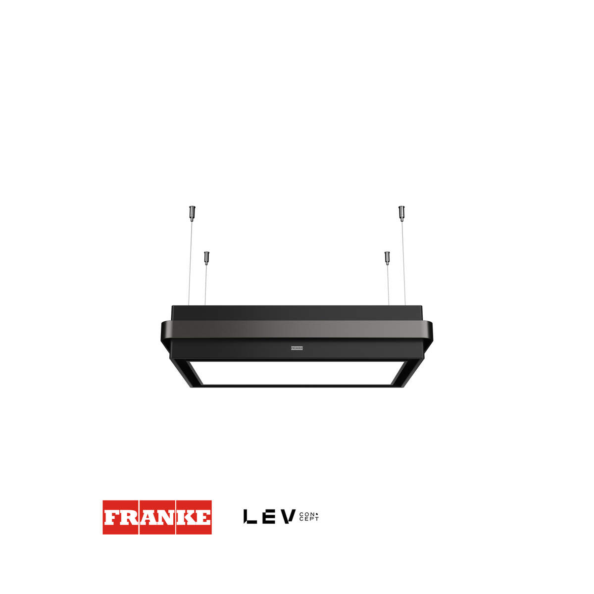 Campana de isla Franke Mythos FMYS 80cm — Negro y antracita K-Link