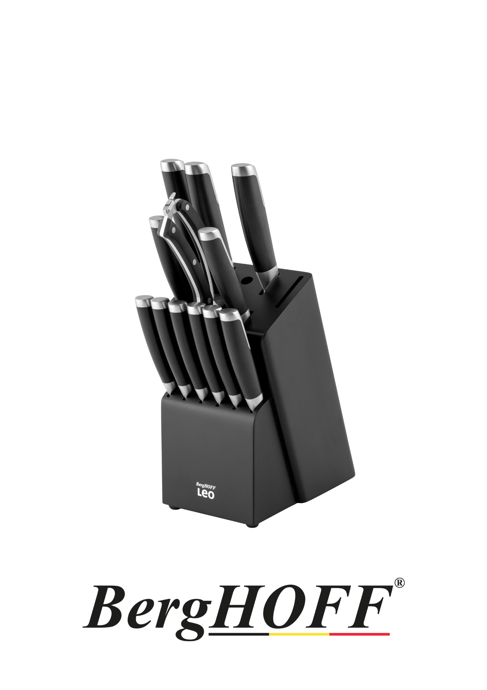 BERGHOFF - Bloque de cuchillos de 13 piezas Graphite - 3950359