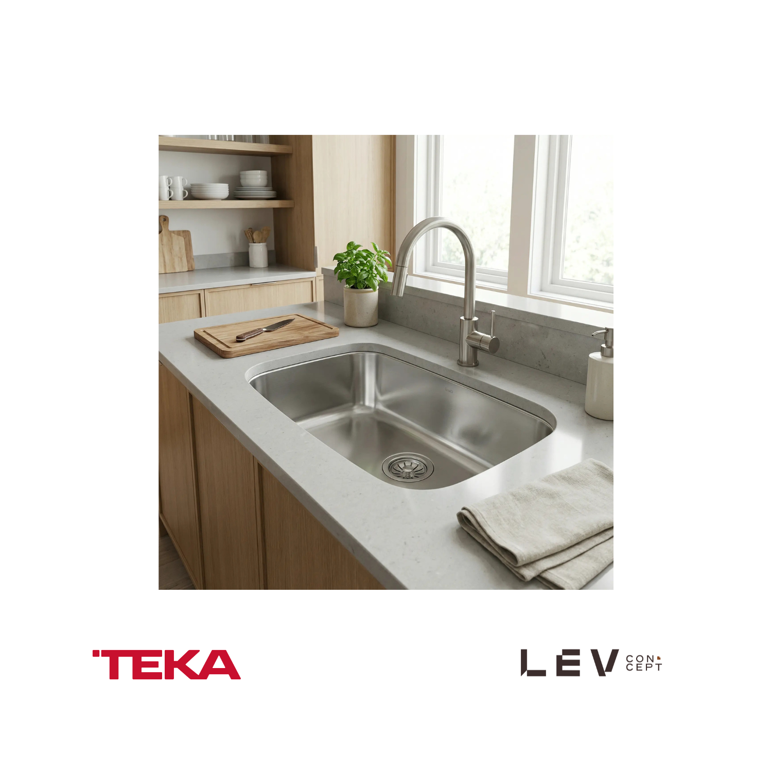TEKA - Fregadero de bajo poner; BE 50.40 - 10125001