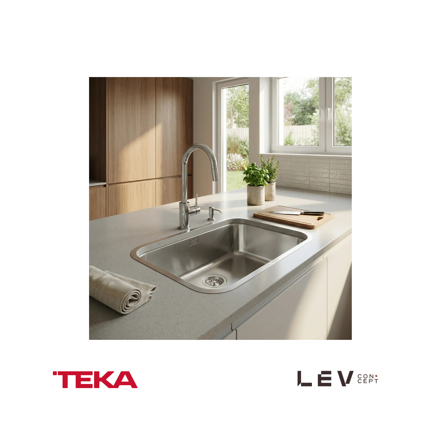 TEKA - Lavaplatos bajo encimera de una cubeta.; BE 74.43 - 10125121