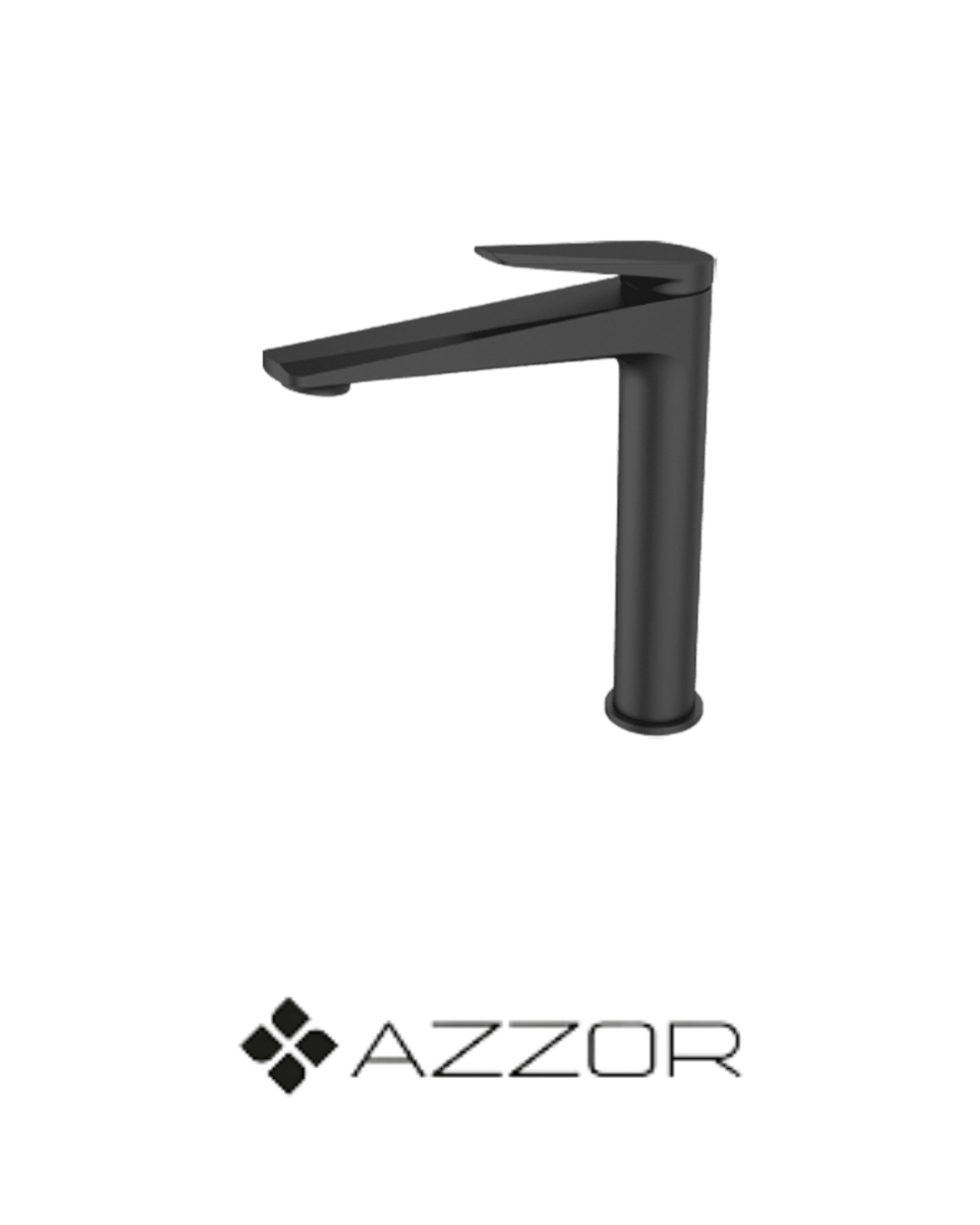 AZZOR - Grifería Caño Alto Azzor Arthur Mega Negro AZZ - AX-26915-B