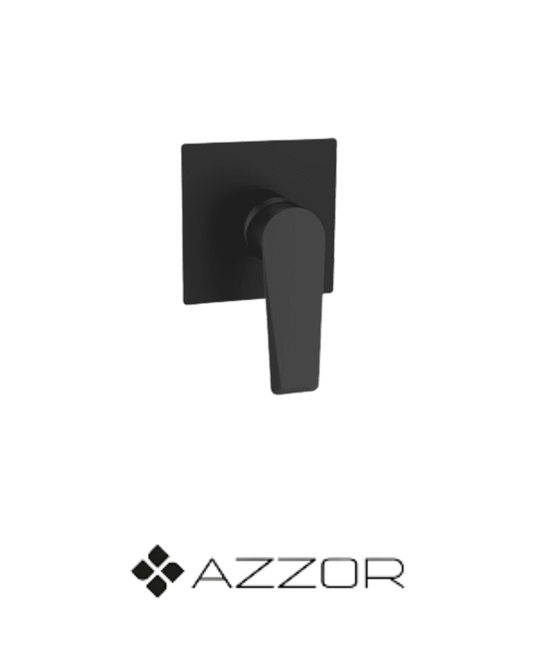 AZZOR - Monocontrol sencillo Azzor Arthur Mega Negro Mate - AZZ-AX-26966-B
