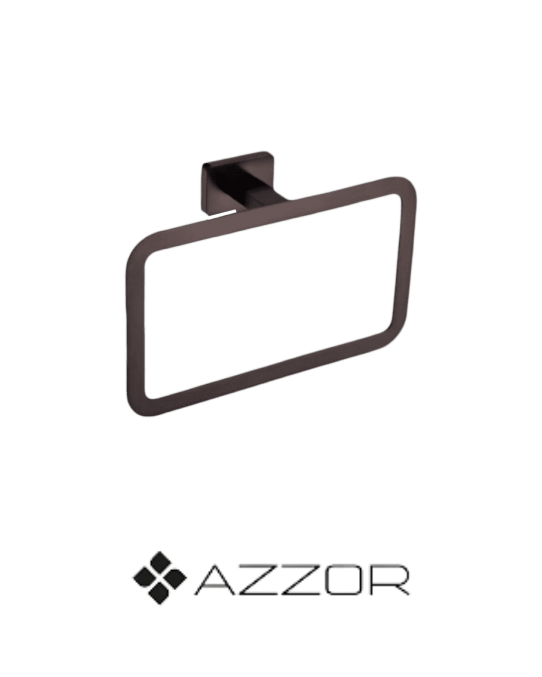 AZZOR - Toallero de Argolla Azzor Arthur Gunmetal - AZZ-AX-39460-GM