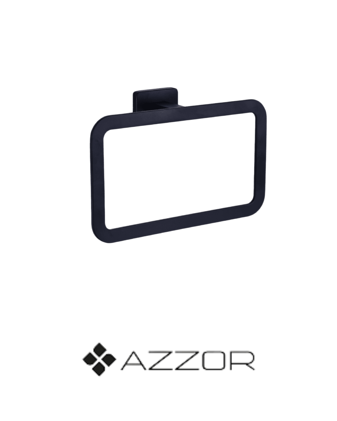 AZZOR - Toallero de Argolla Azzor Arhut Negro - AZZ-AX-39460-MK