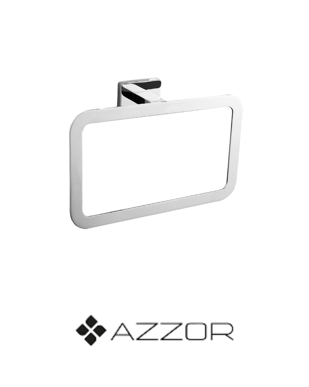 AZZOR - Toallero de argolla Azzor Arthur Cromo Brillante - AZZ-AX-39460