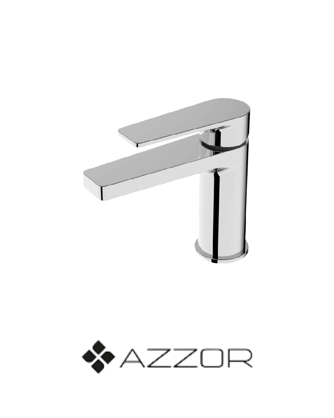AZZOR - Monocontrol Azzor Arthur Caño Bajo Cromo Brillante - AZZ-AX-9000A