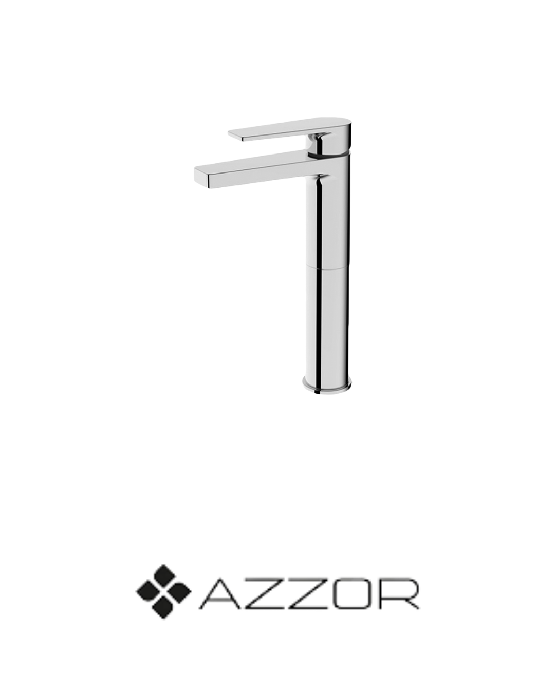 AZZOR - Monocontrol Azzor Arthur Caño Alto Cromo Brillante - AZZ-AX-9000H