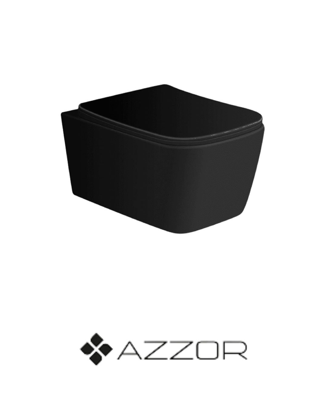 AZZOR - Taza Sanitario Susoendido Azzor Praga - AZZ-AZ-1505MB