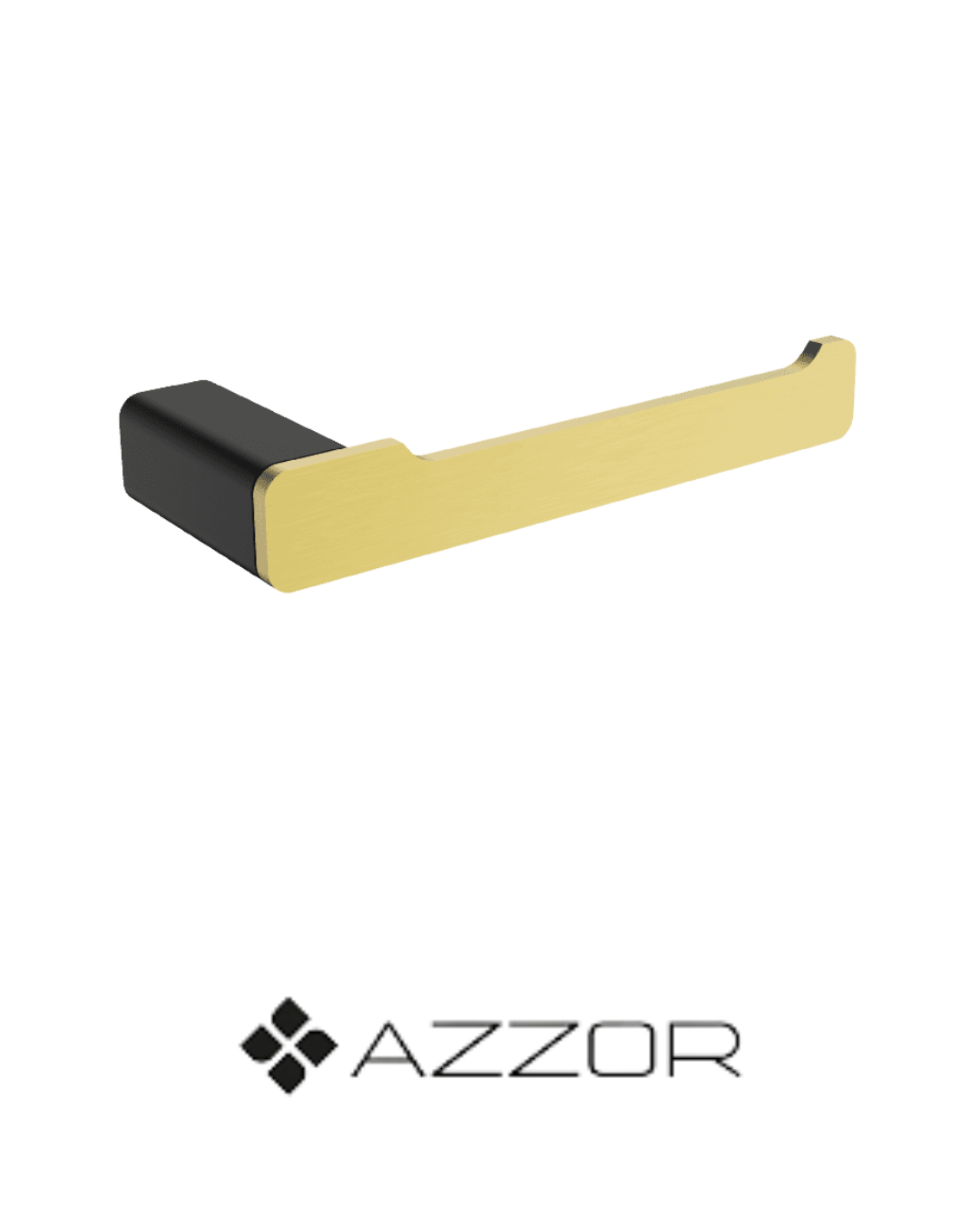 AZZOR - Papelera Azzor Carakto Negro / Oro Mate - AZZ-AZ18606B/SG-FP