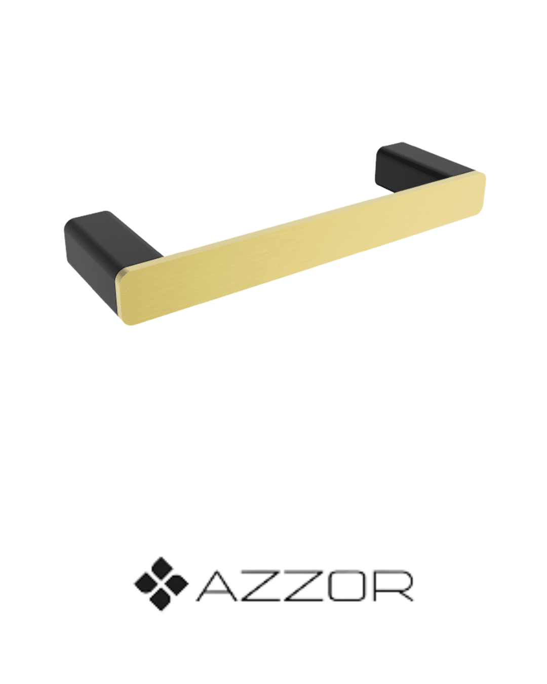AZZOR - Argolla Azzor Carakto Negro / Oro Mate - AZZ-AZ18607-2B/SG-FP