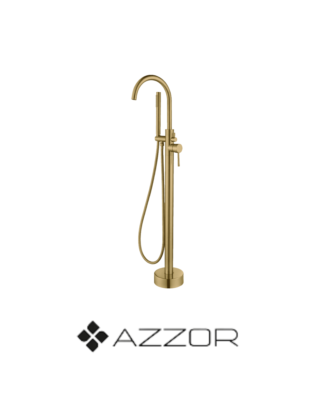 AZZOR - Grifería de tina Infiniti Oro Mate - AZZ-AZ6001SG-FP