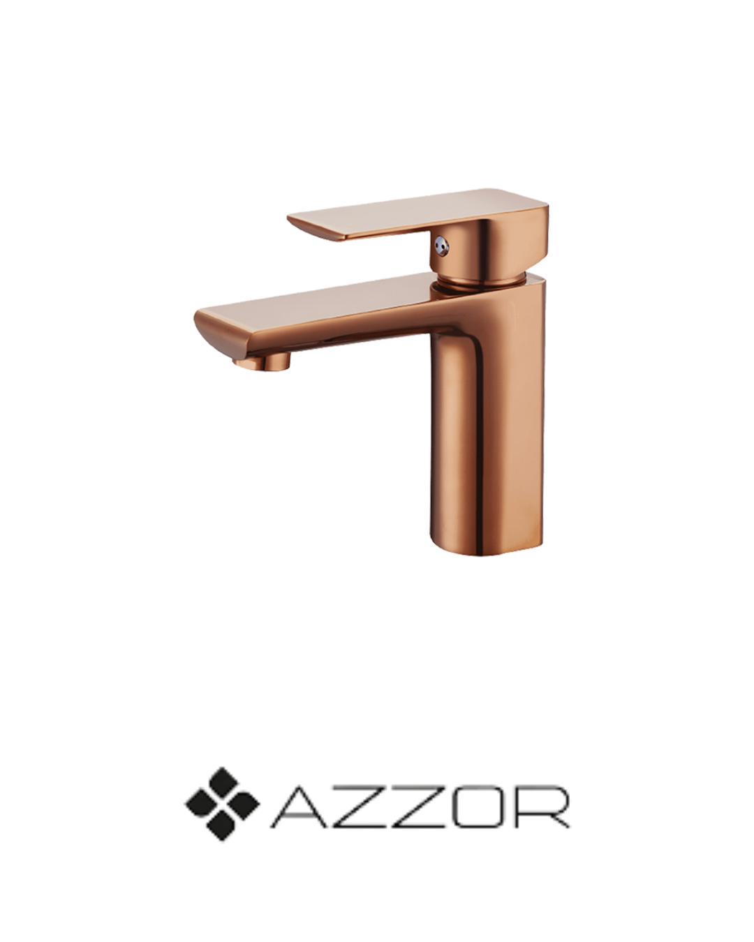 AZZOR - Monocontrol Azzor Infiti caño bajo Oro Rosa Brillante - AZZ-AZ73111RG