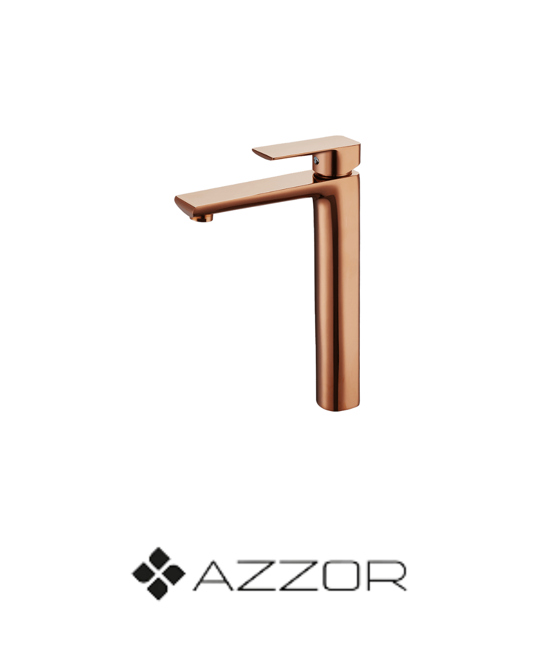 AZZOR - Monocontrol Azzor Infiniti caño alto Oro Rosa Brillante - AZZ-AZ73131RG