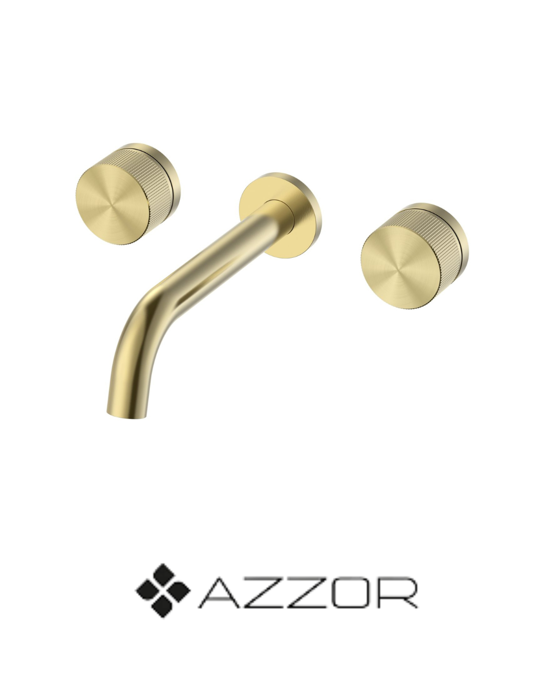 AZZOR - Grifería 8 Pulgadas De Pared Azzor Lines Oro Mate  - AZZ - B101206431 - BG
