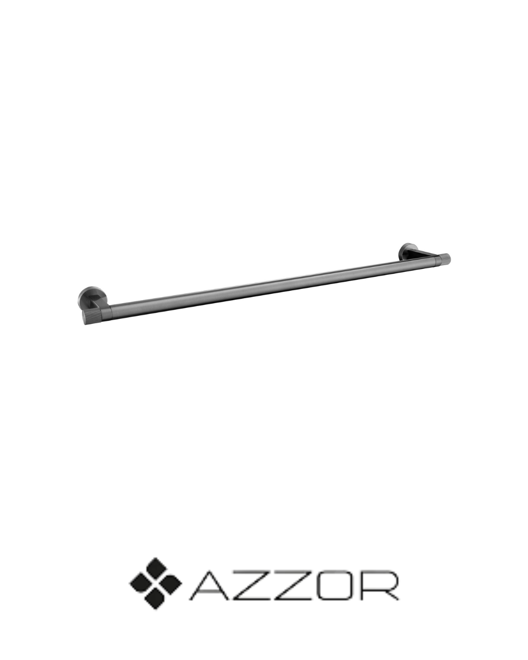 AZZOR - Toallero De Barra Azzor Lines Gunmetal - AZZ-Q3901-GM