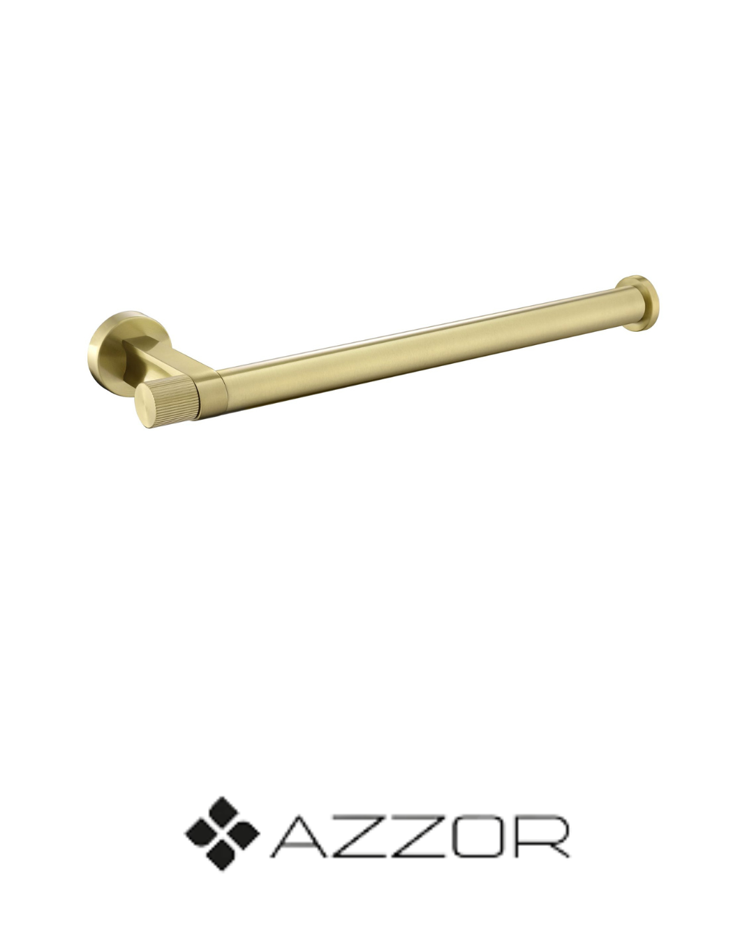 AZZOR - Toallero De Argolla Azzor Lines Oro Mate - AZZ-Q3905-BG