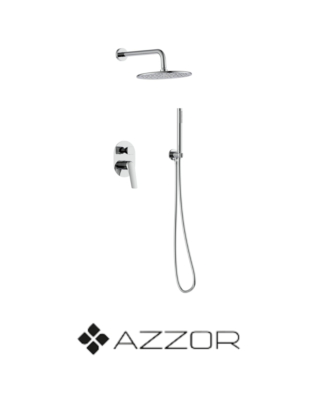 AZZOR -  Juego De Ducha Con Teleducha Azzor Vita Cromado - AZZ - SO050H22011